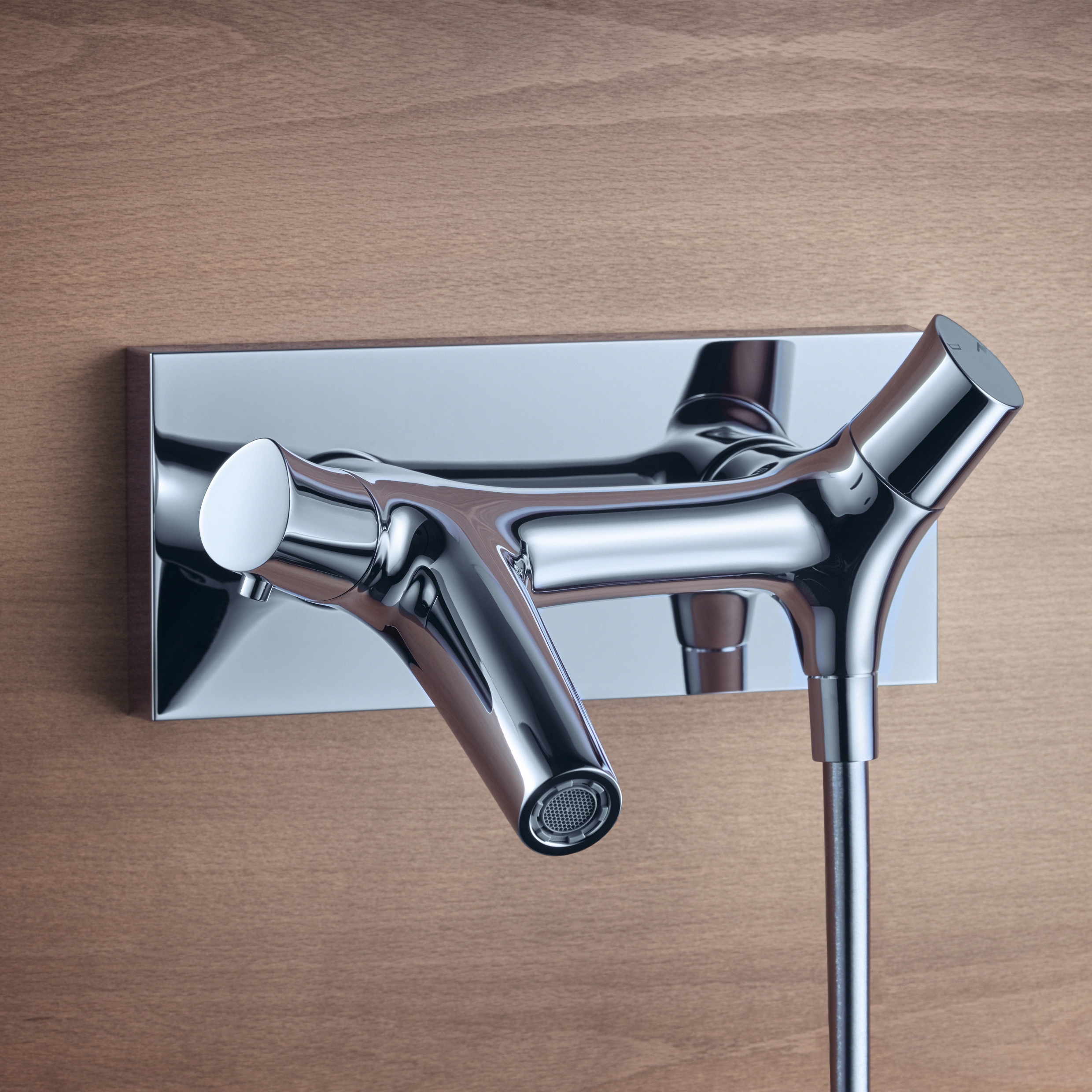 Display product AXOR Starck Organic Thermostatic Bath Mixer for exposed fitting DN15 from manufacturer AXOR