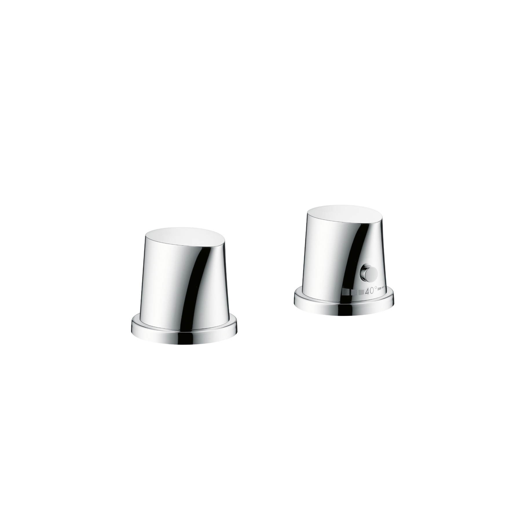 Display product AXOR Starck Organic 2-Hole Thermostatic Rim-Mounted Bath Mixer DN15 from manufacturer AXOR
