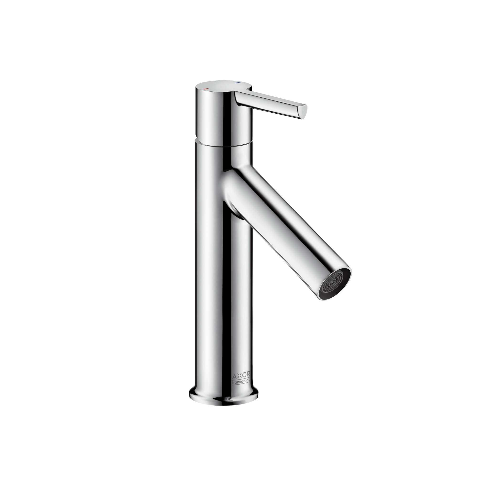 Display product AXOR Starck Single Lever Basin Mixer 210 with lever handle without pull-rod from manufacturer AXOR