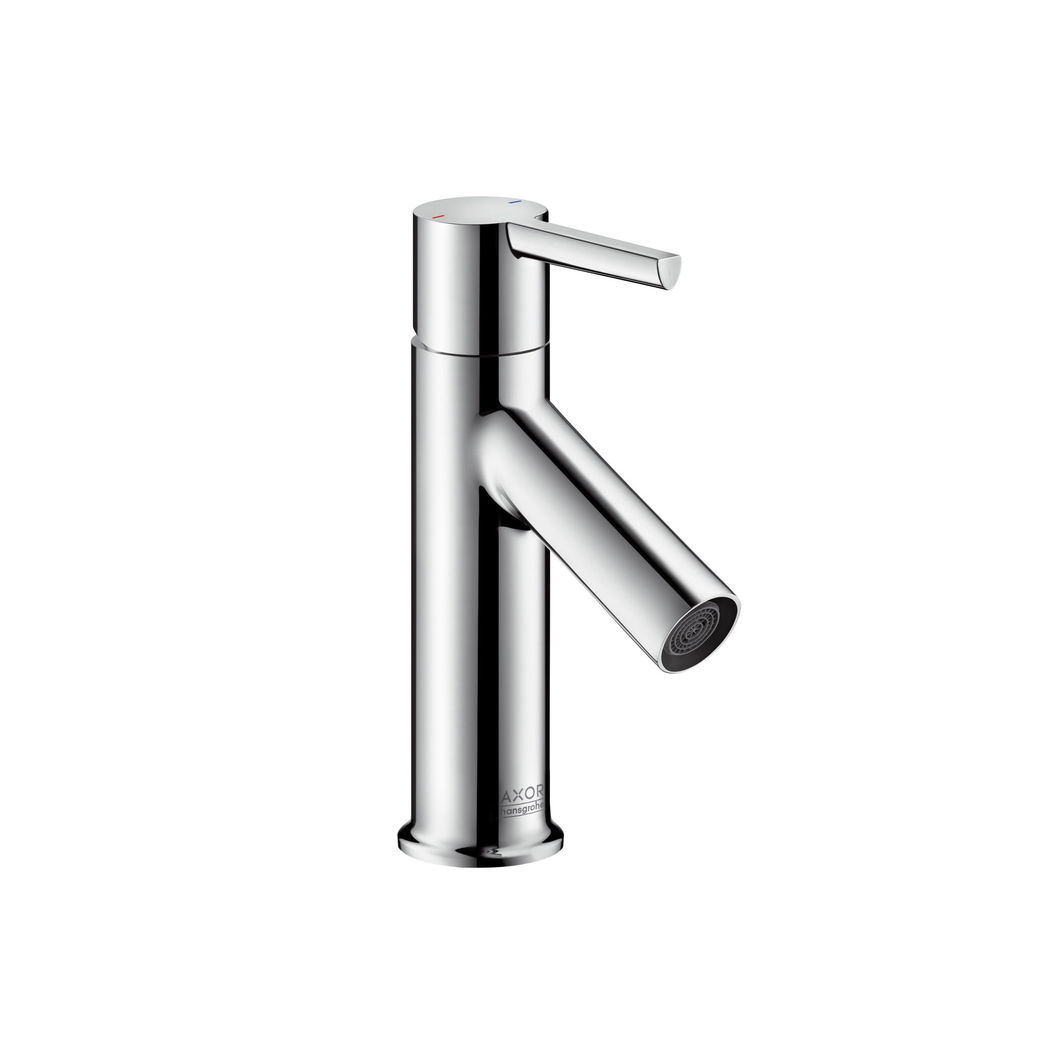 Display product AXOR Starck Single lever basin mixer 180 for small basins with lever handle from manufacturer AXOR