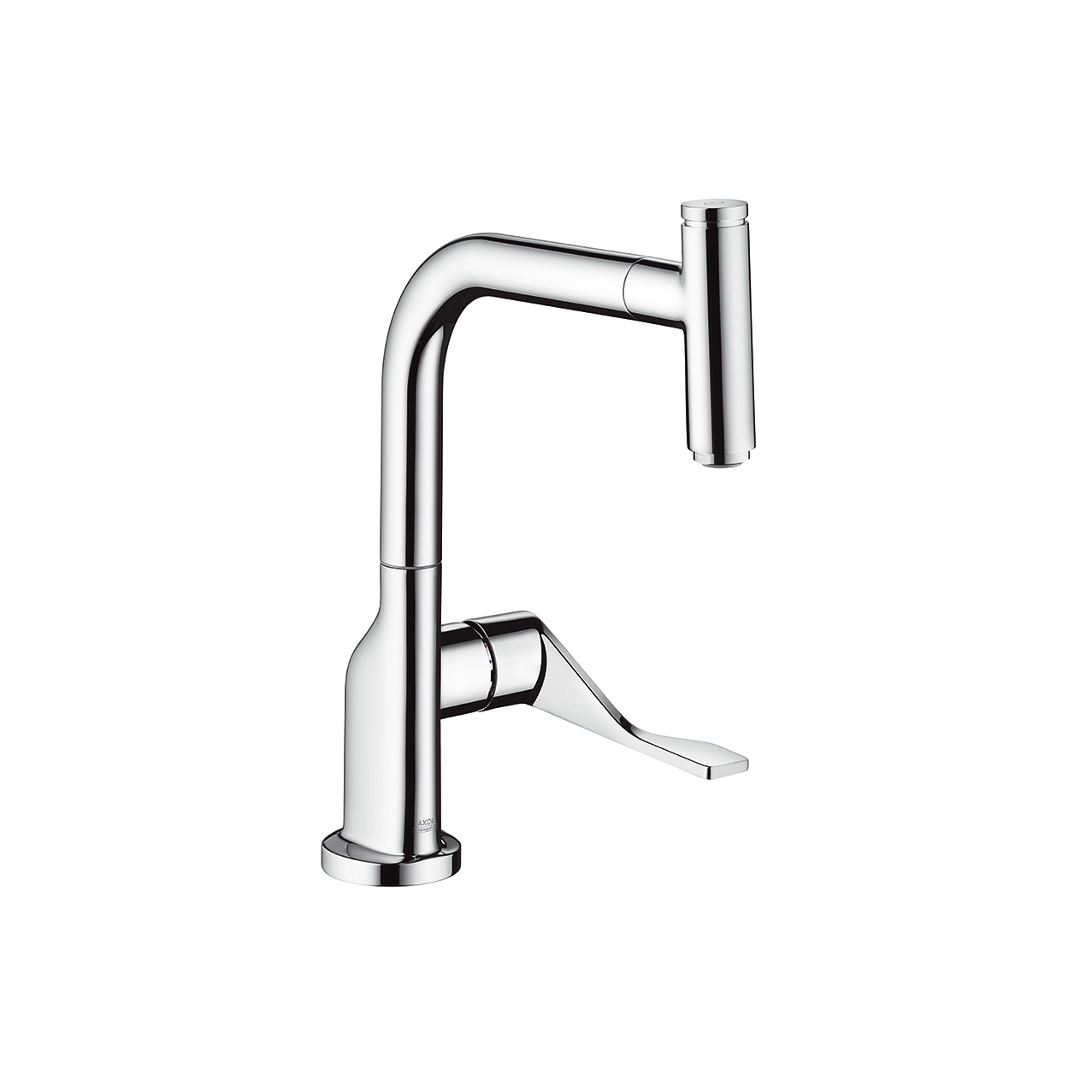 Display product AXOR Citterio Single lever kitchen mixer with pull-out spray from manufacturer AXOR