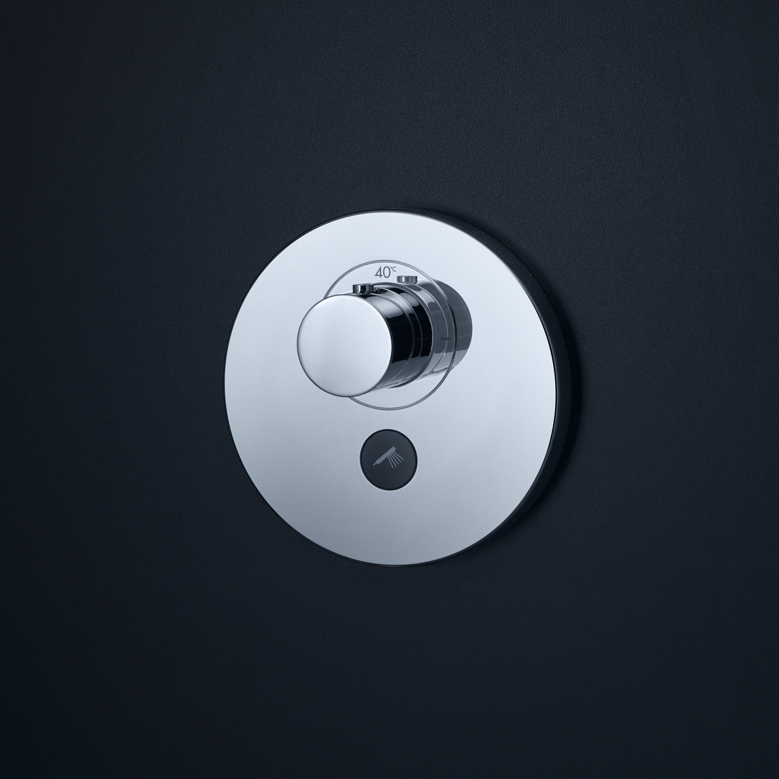 Produkt AXOR ShowerSelect Round Thermostat Highflow Unterputz für 1 Verbraucher und einen zusätzlichen Abgang des Herstellers AXOR anzeigen