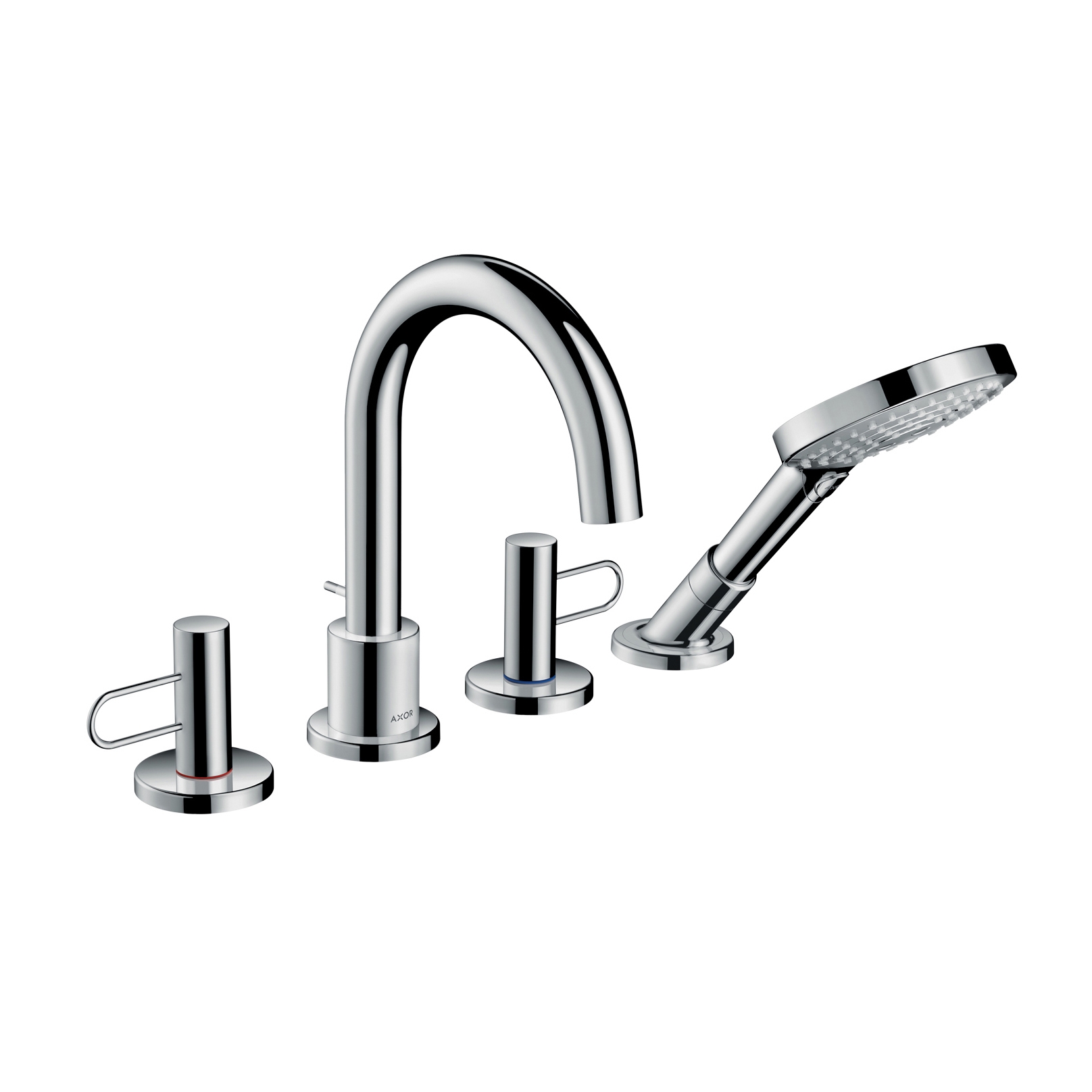 Mostra il prodotto AXOR Uno 4-hole rim mounted bath mixer loop handle del produttore AXOR