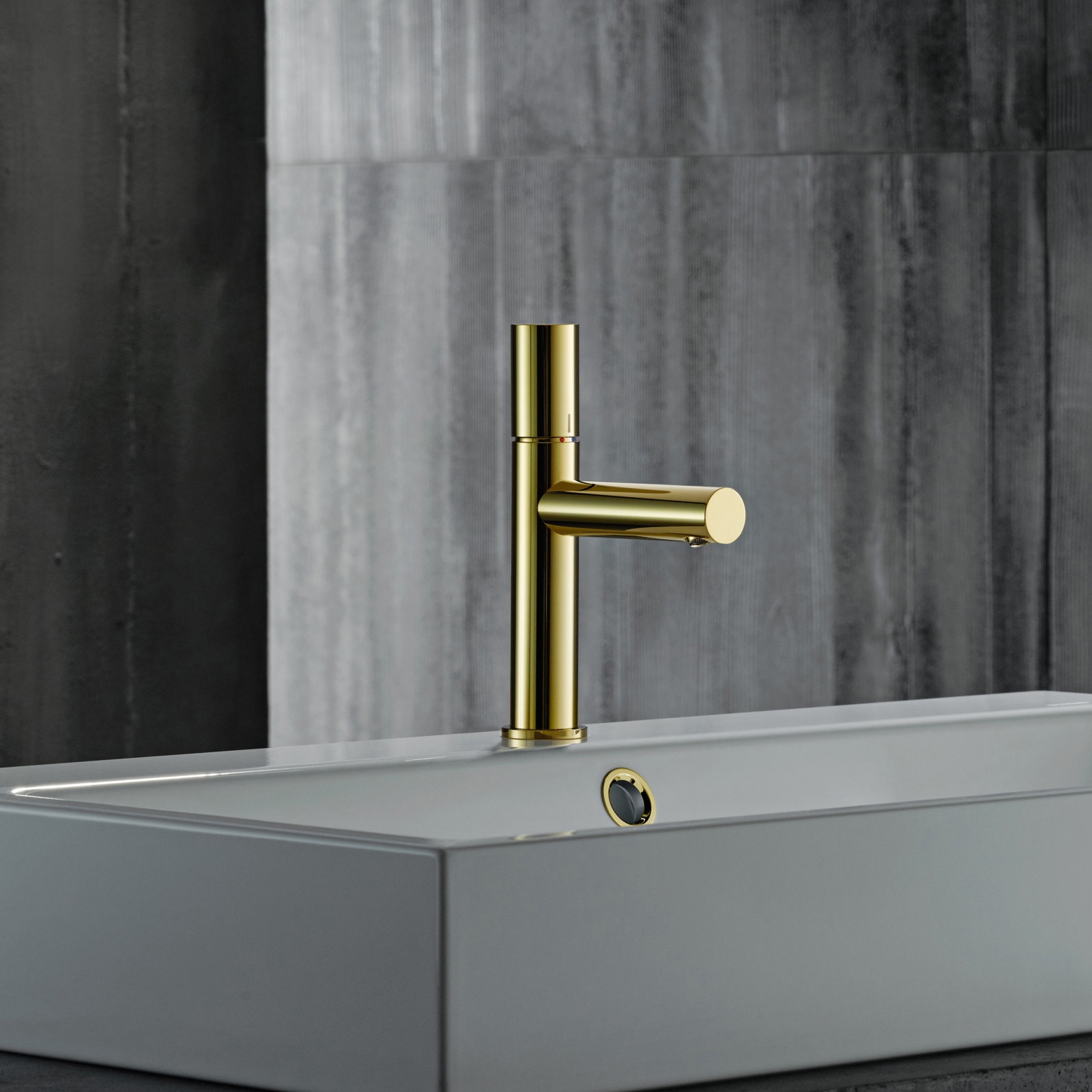 Display product AXOR Uno Single lever basin mixer 110 zero handle without pull-rod from manufacturer AXOR