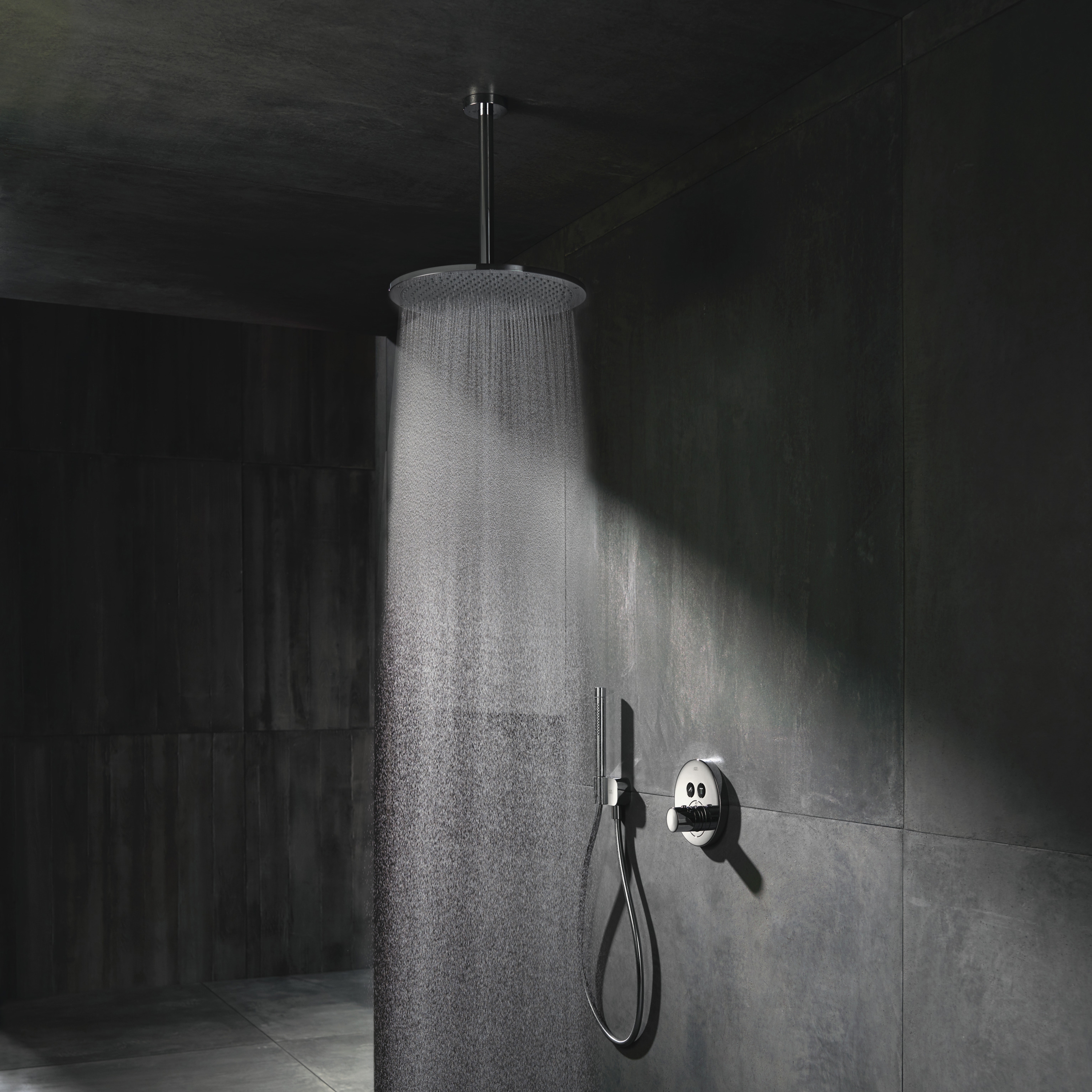 Afficher le produit AXOR Shower Collection Douche de tête 350 Air 1jet avec raccordement plafond 100 mm du fabricant AXOR