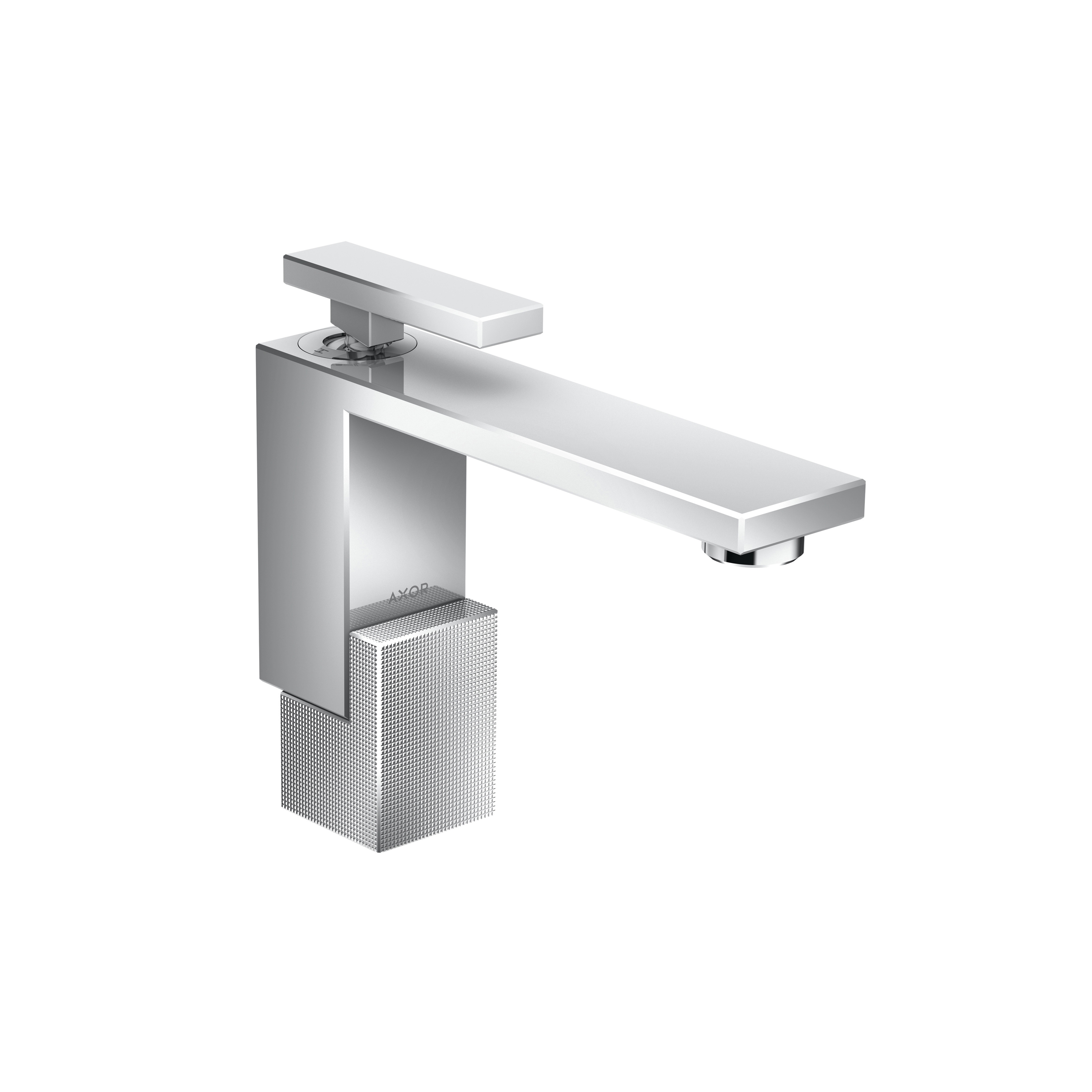 Produkt AXOR Edge | Einhebel-Waschtischmischer 130 mit Push-Open Ablaufgarnitur - Diamantschliff des Herstellers AXOR anzeigen