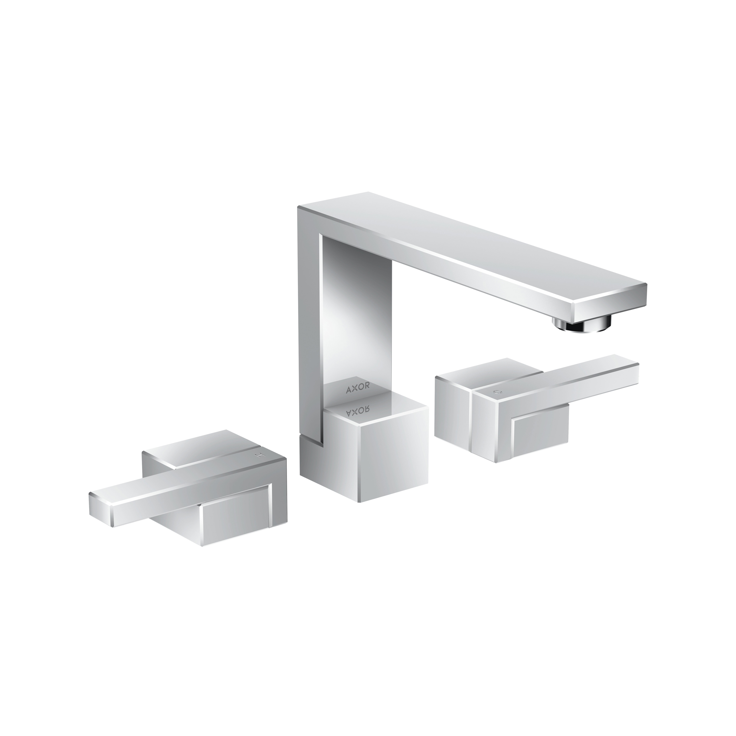 Produkt AXOR Edge | 3-Loch Waschtischarmatur mit Push-Open Ablaufgarnitur des Herstellers AXOR anzeigen
