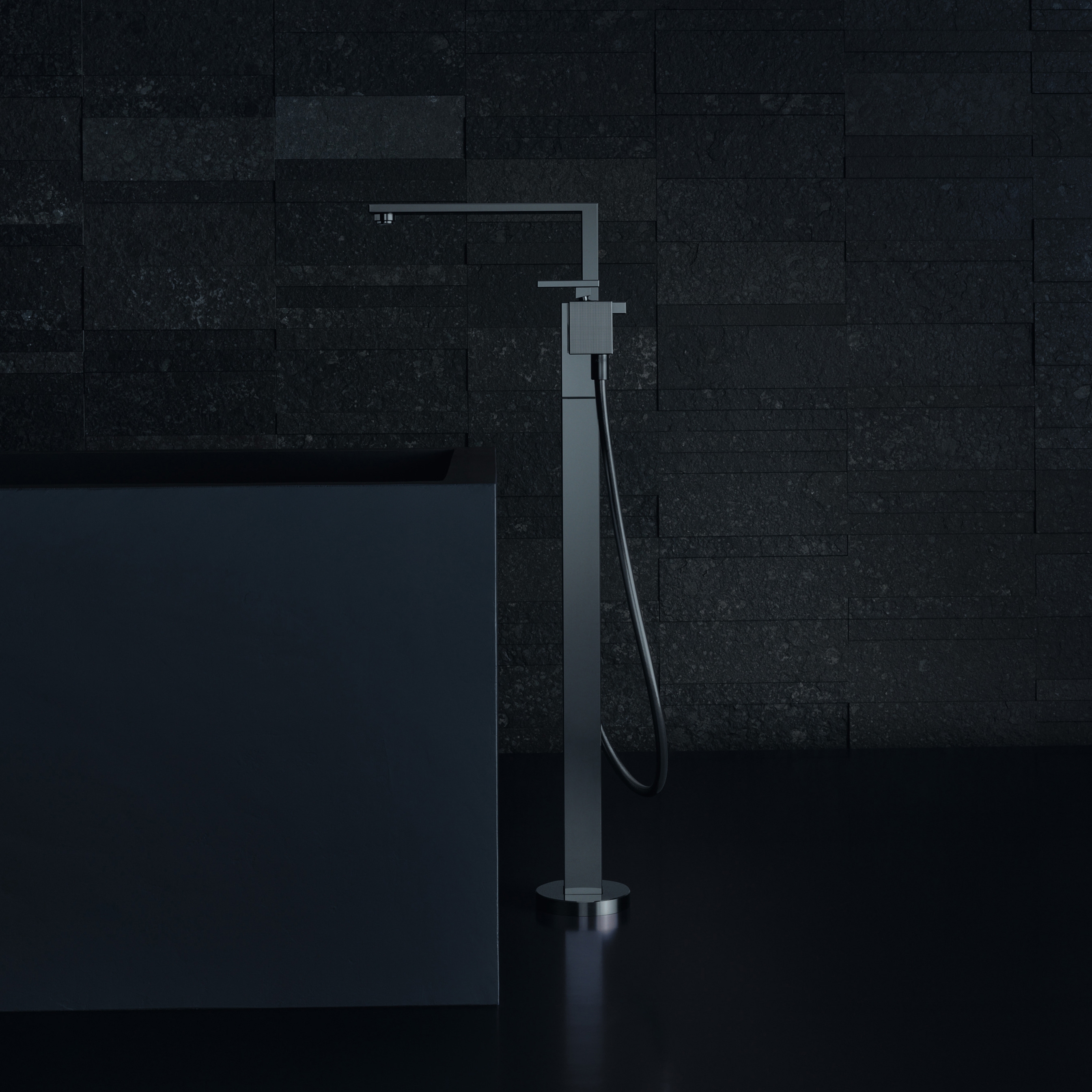 Produkt AXOR Edge | Einhebel-Wannenmischer bodenstehend - Diamantschliff des Herstellers AXOR anzeigen