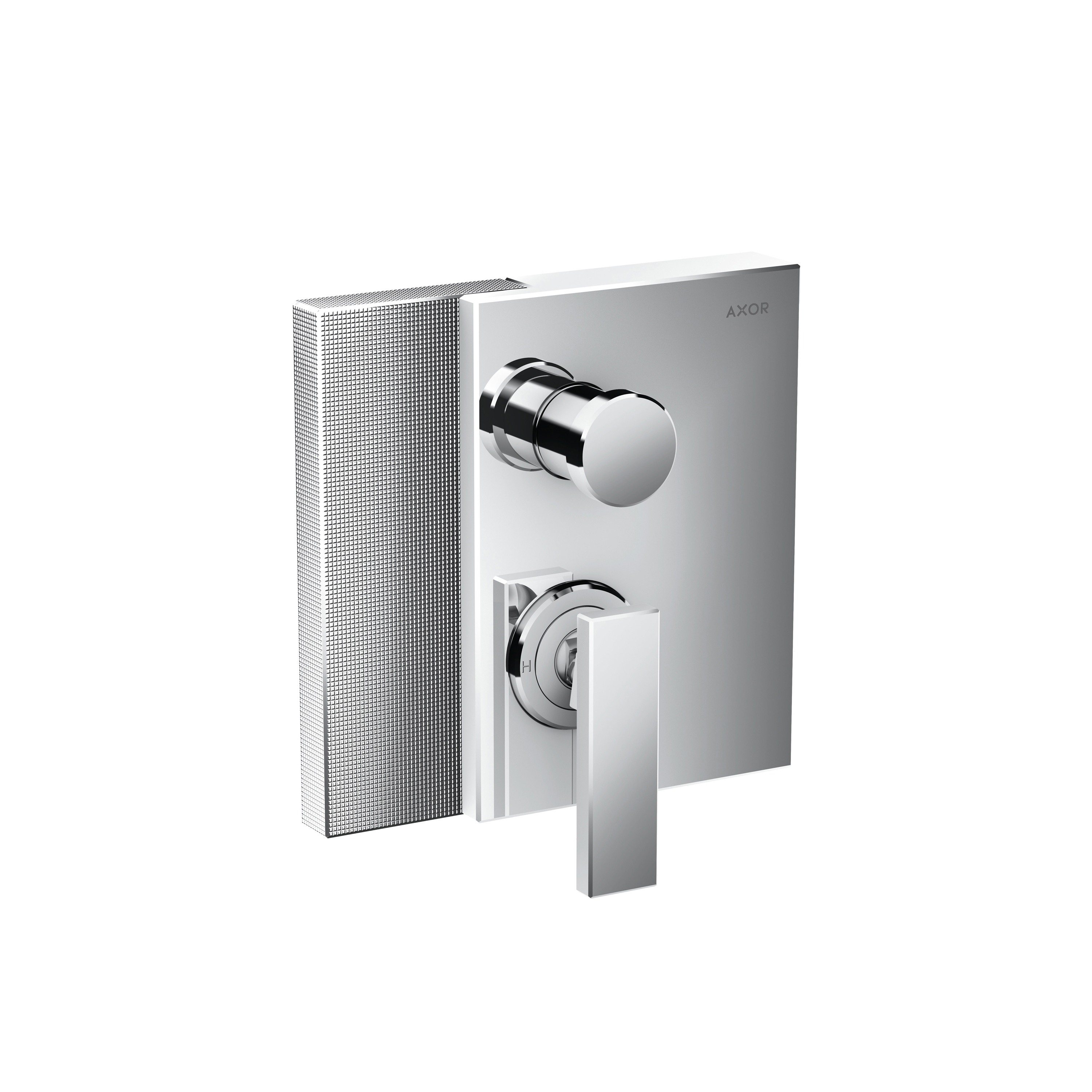 Display product AXOR Edge | Single lever bath mixer for concealed installation - diamond cut from manufacturer AXOR
