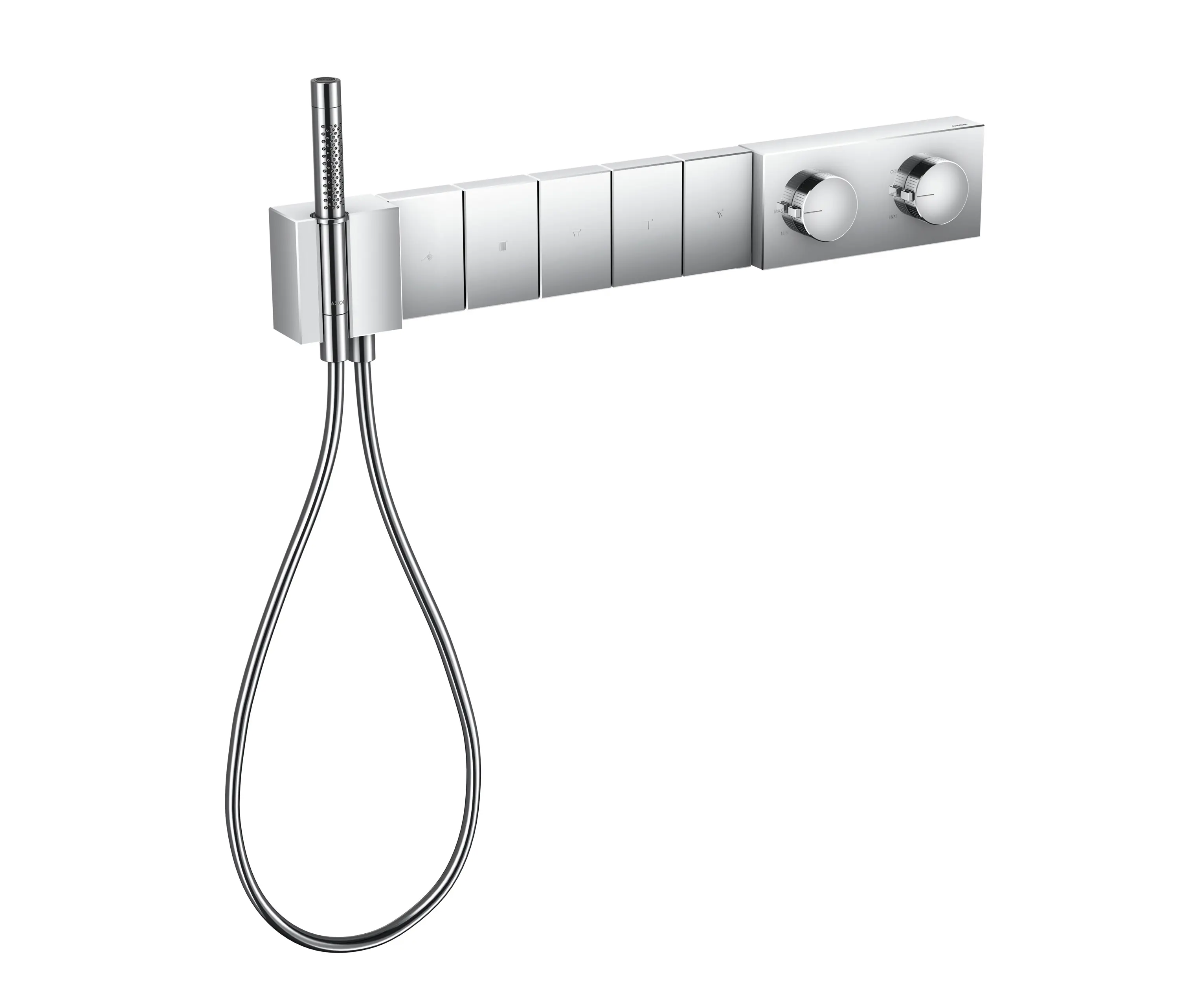 AXOR - AXOR Edge | Thermostatic module Select 680/100 for 5 functions for concealed installation