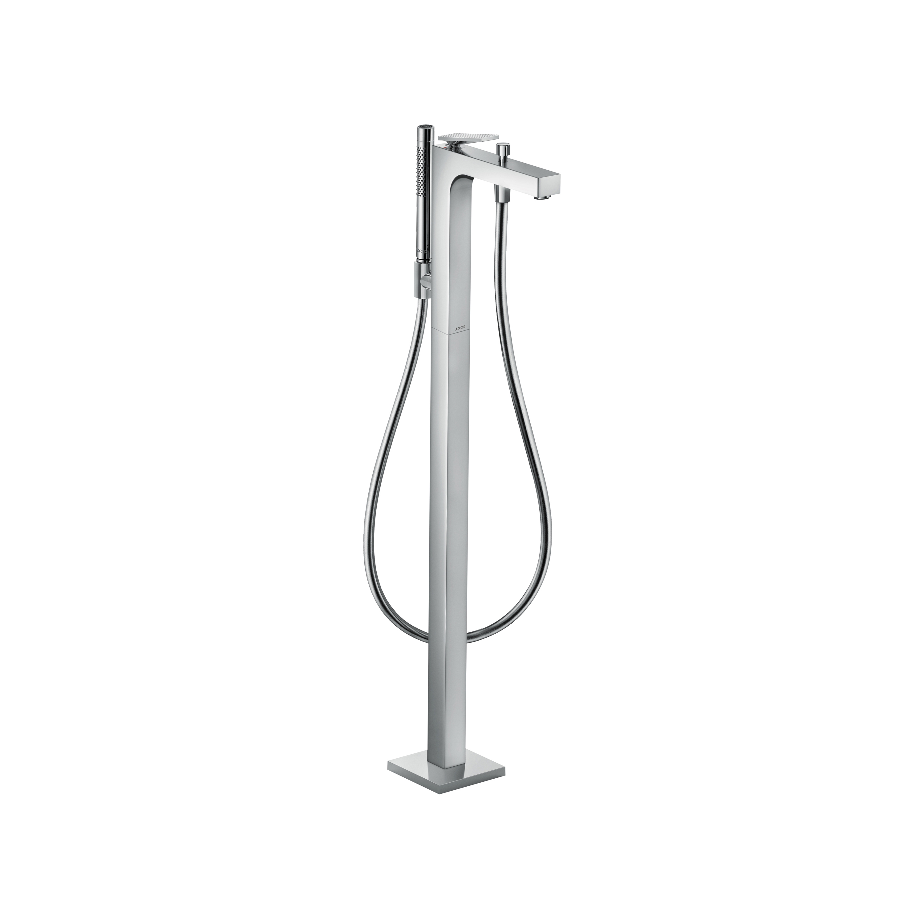 Display product AXOR Citterio Single lever bath mixer floor-standing with lever handle - rhombic cut from manufacturer AXOR
