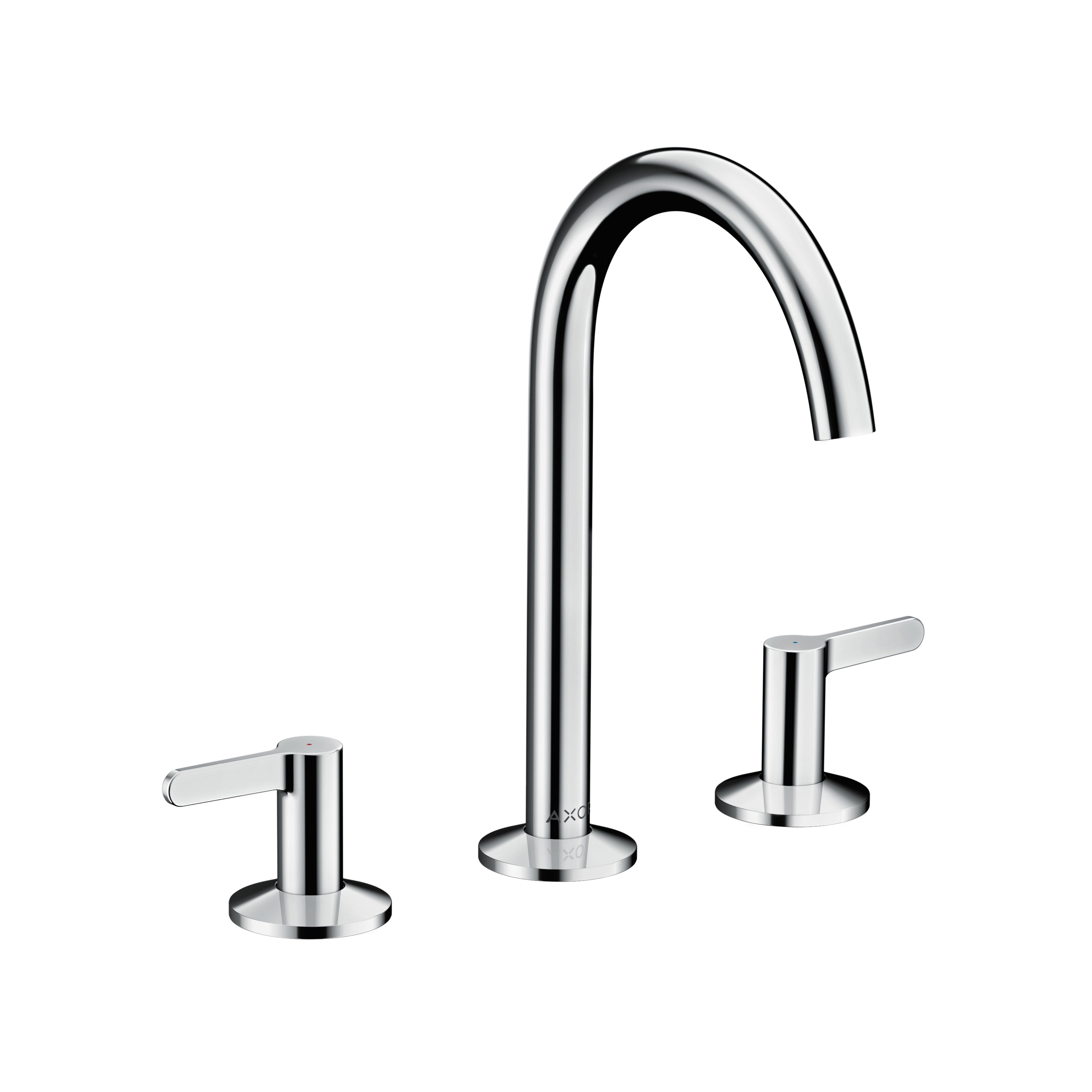 AXOR One 3-hole basin mixer 170 with push-open waste set