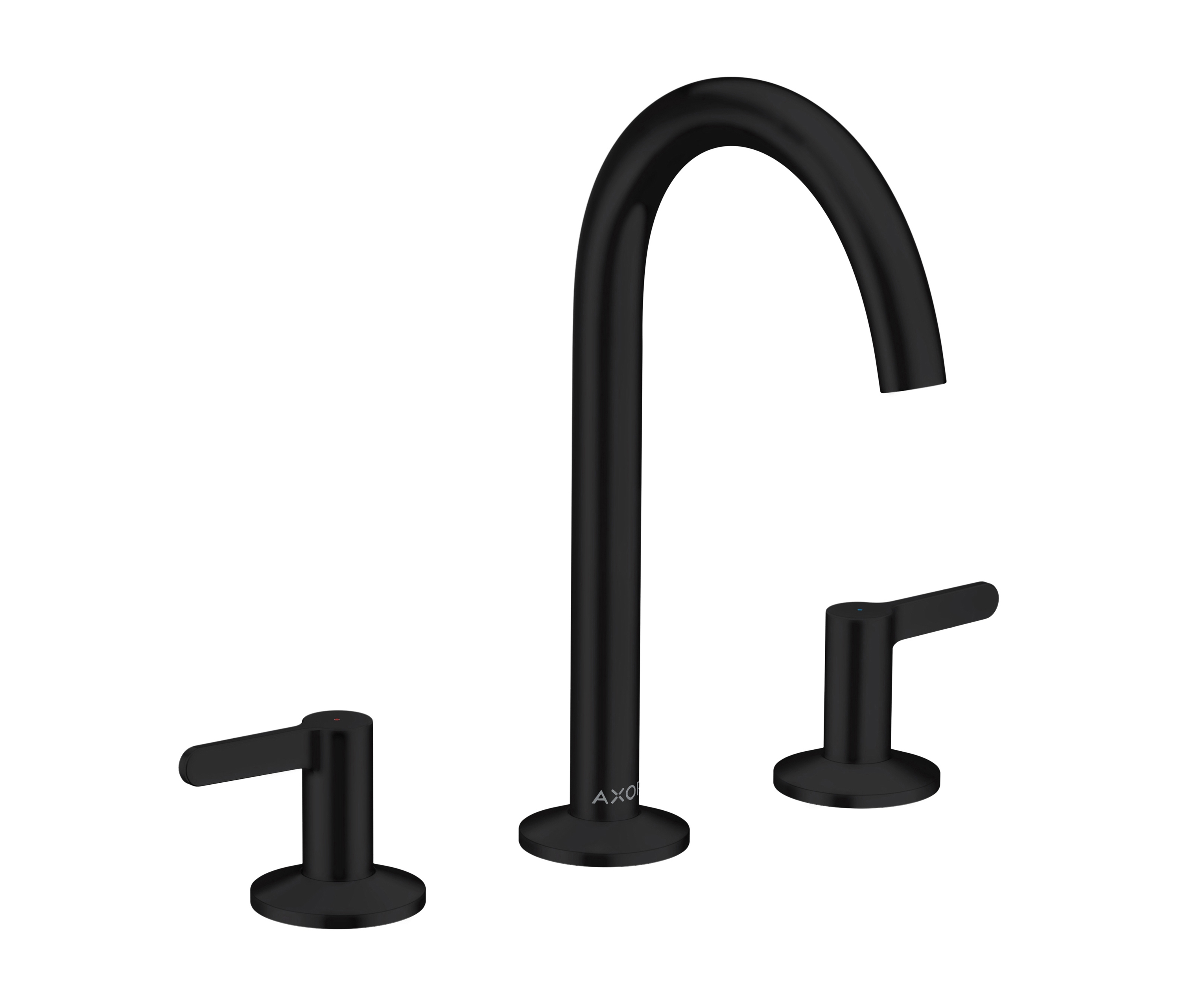 Display product AXOR One 3-hole basin mixer 170 with push-open waste set from manufacturer AXOR