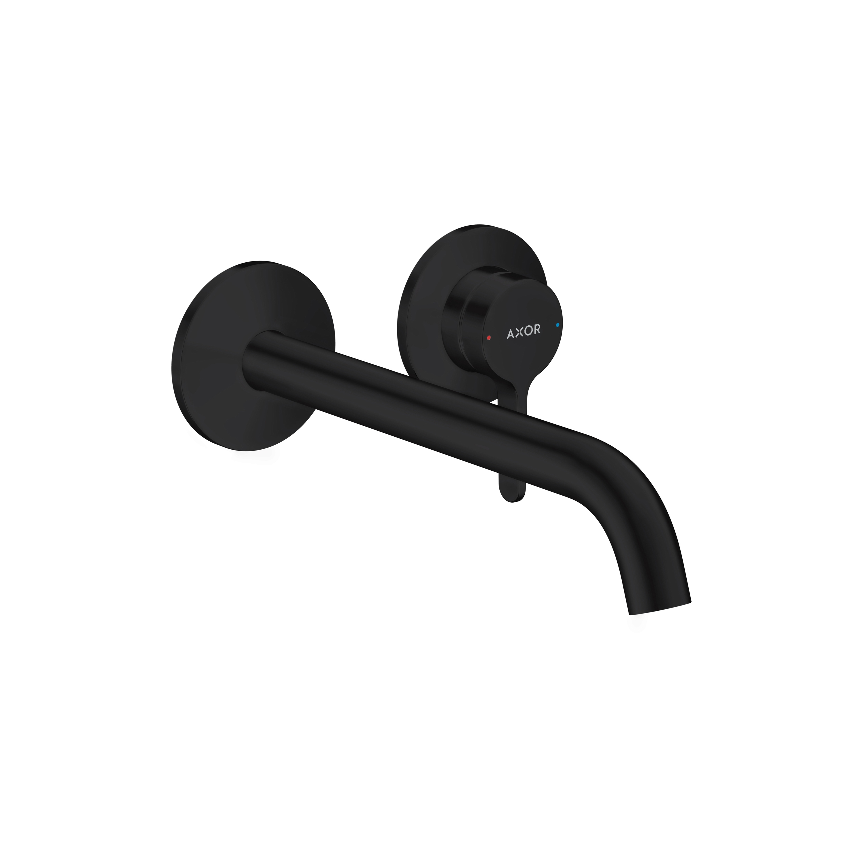 AXOR One Single lever basin mixer for concealed installation wall-mounted with lever handle and spout 220 mm