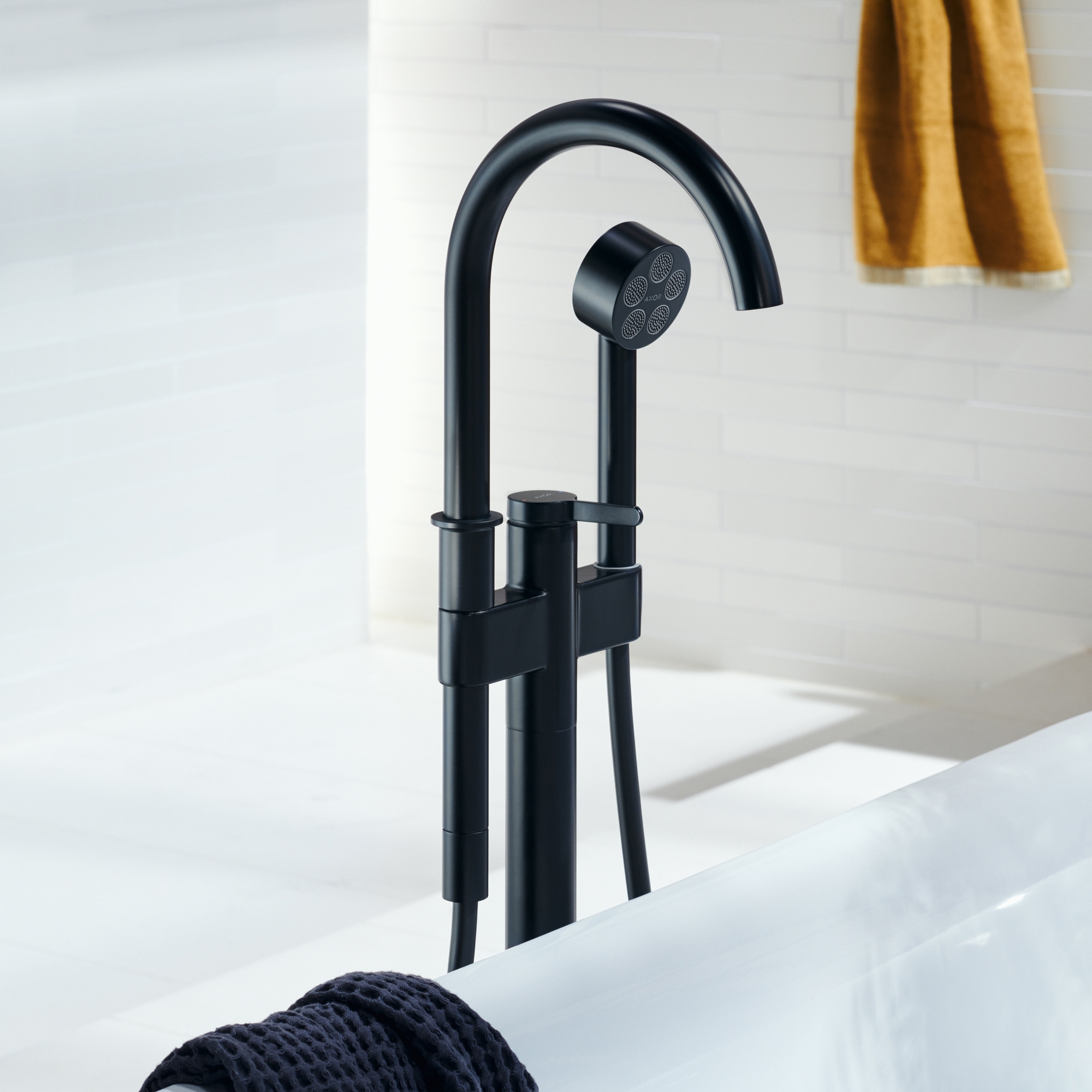 AXOR One Single lever bath mixer floor-standing