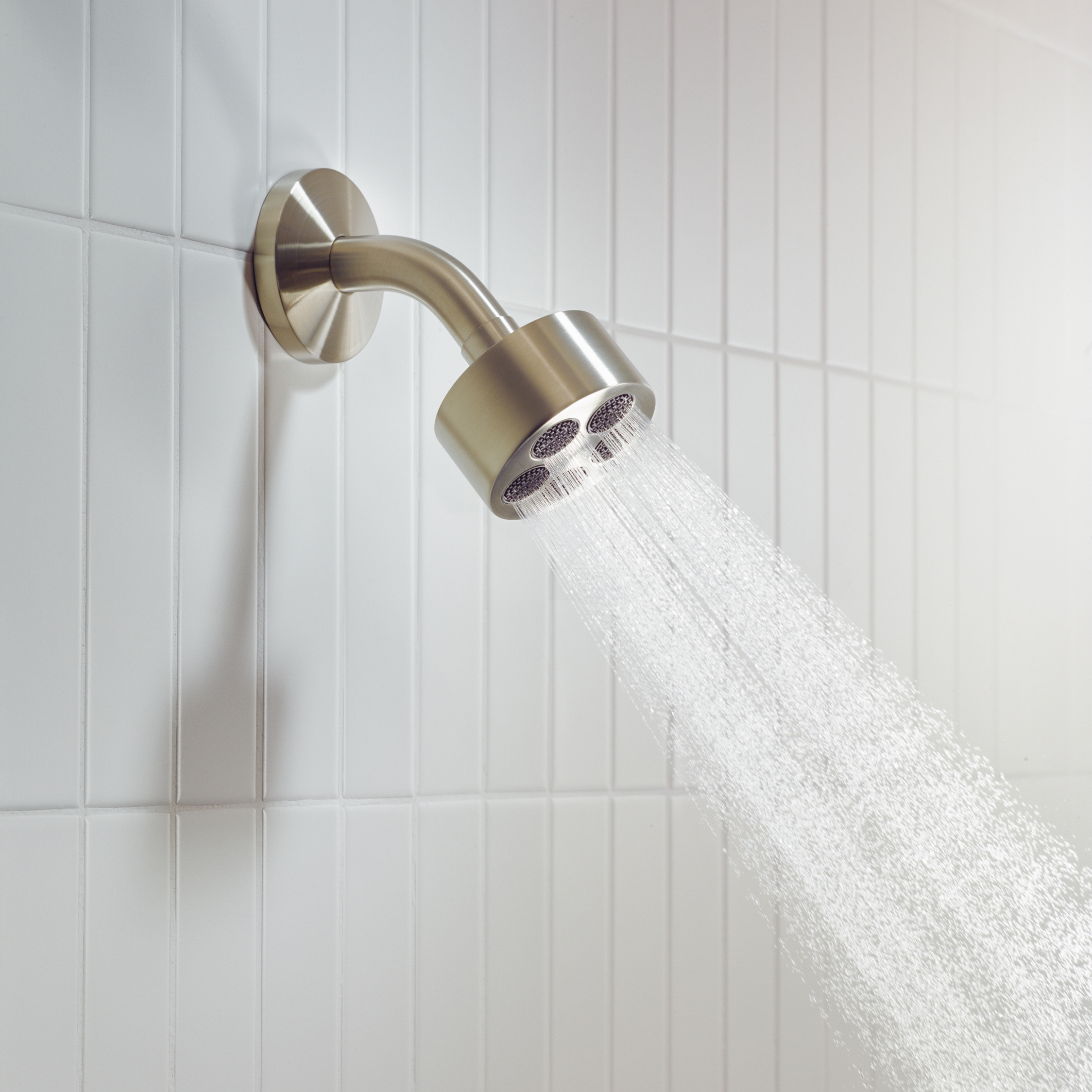 Display product AXOR One Overhead shower 75 1jet EcoSmart with shower arm from manufacturer AXOR