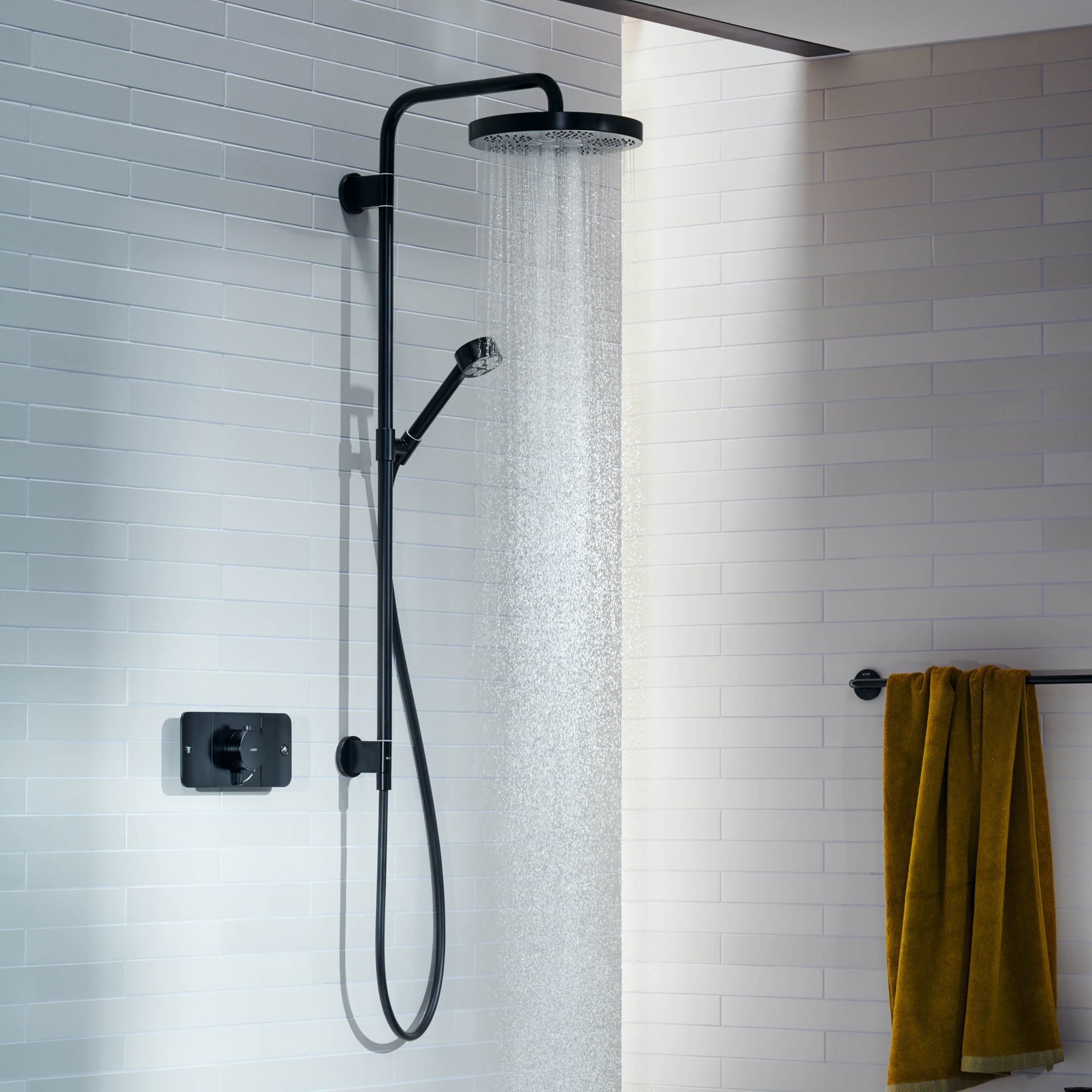AXOR One Showerpipe 280 1jet for concealed installation
