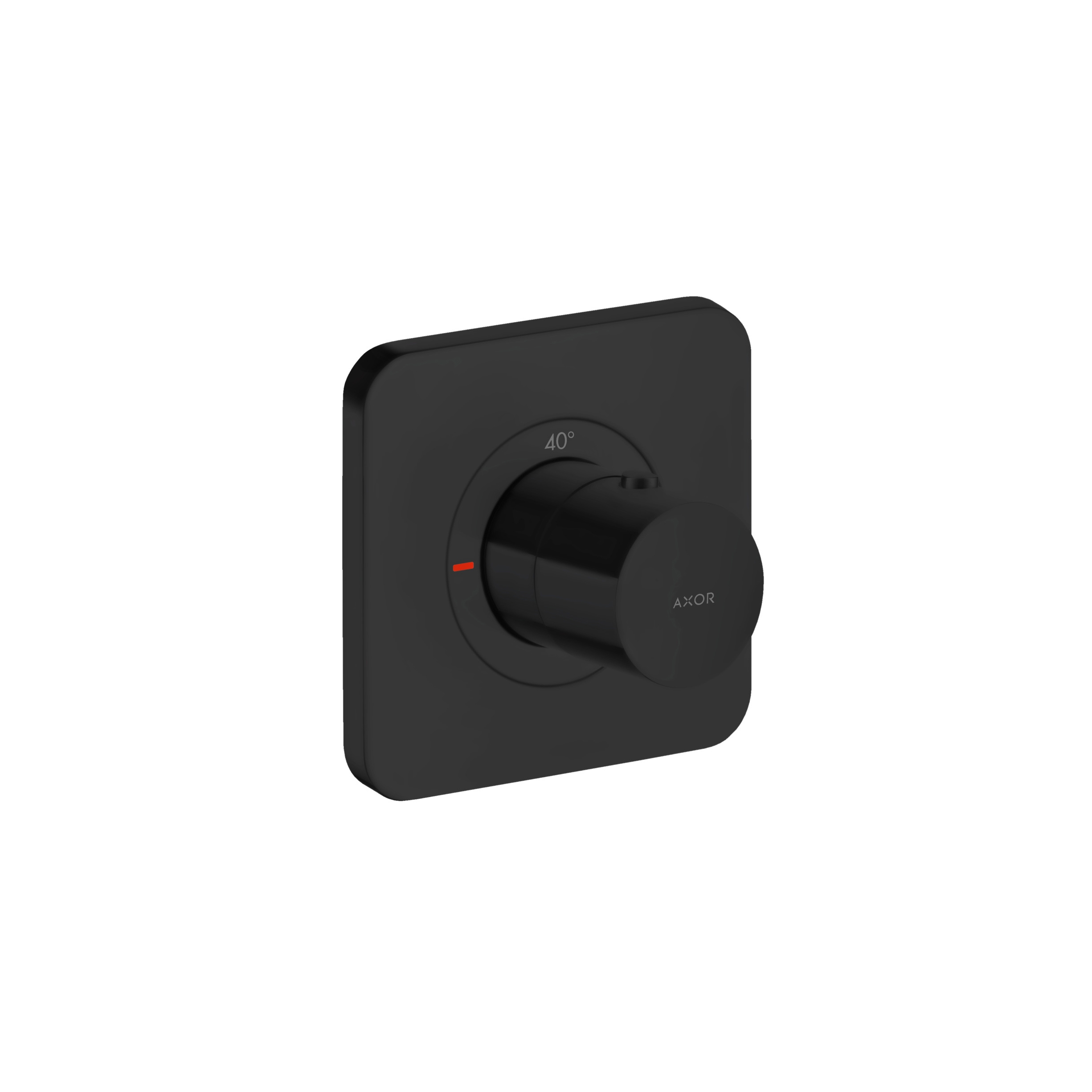 Vertoon produk AXOR Citterio E Thermostat 120/120 for concealed installation | matt black van vervaardiger AXOR