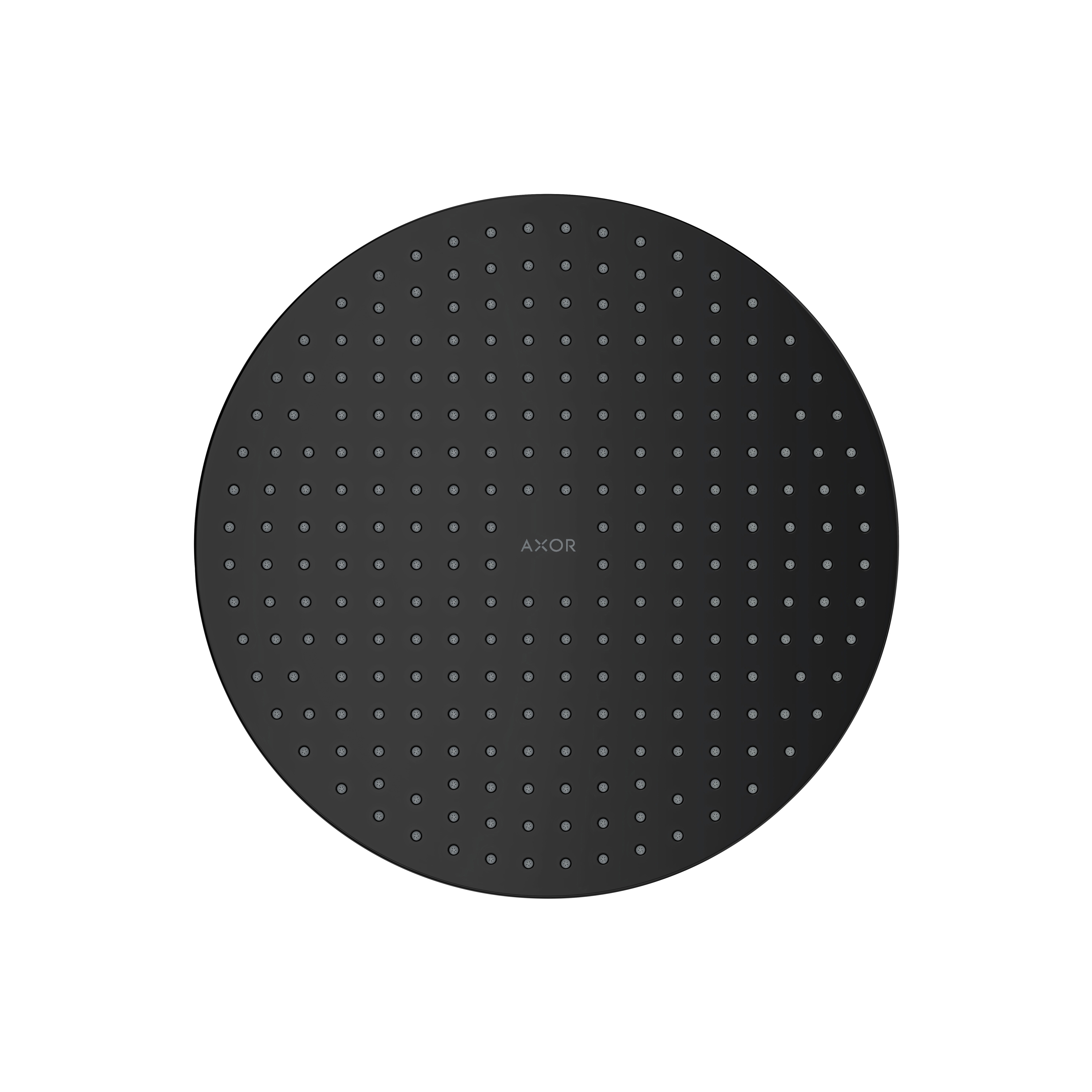 Display product AXOR ShowerSolutions Overhead shower 300 2jet ceiling | matt black from manufacturer AXOR