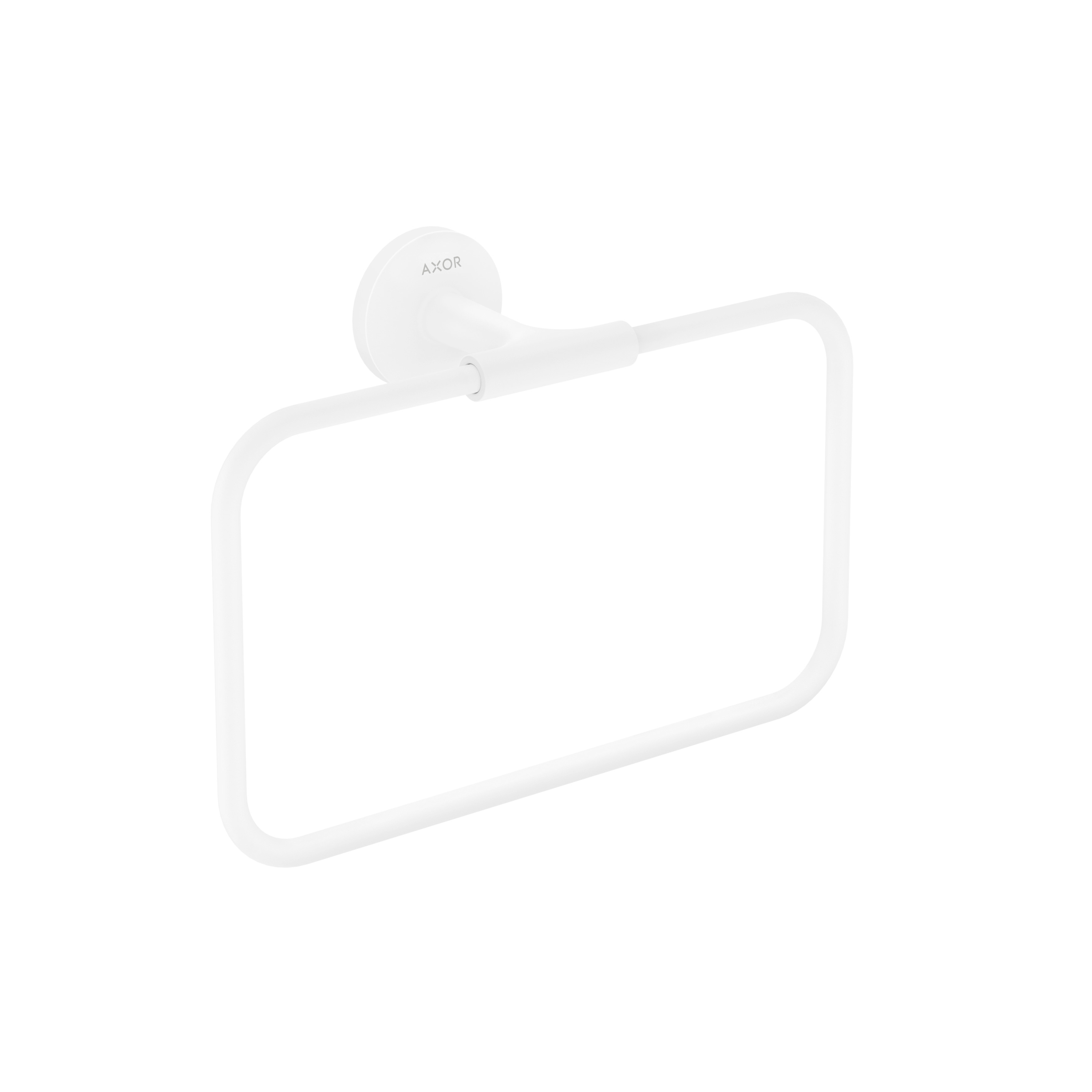 Display product AXOR Universal Circular Accessories Towel ring | matt white from manufacturer AXOR