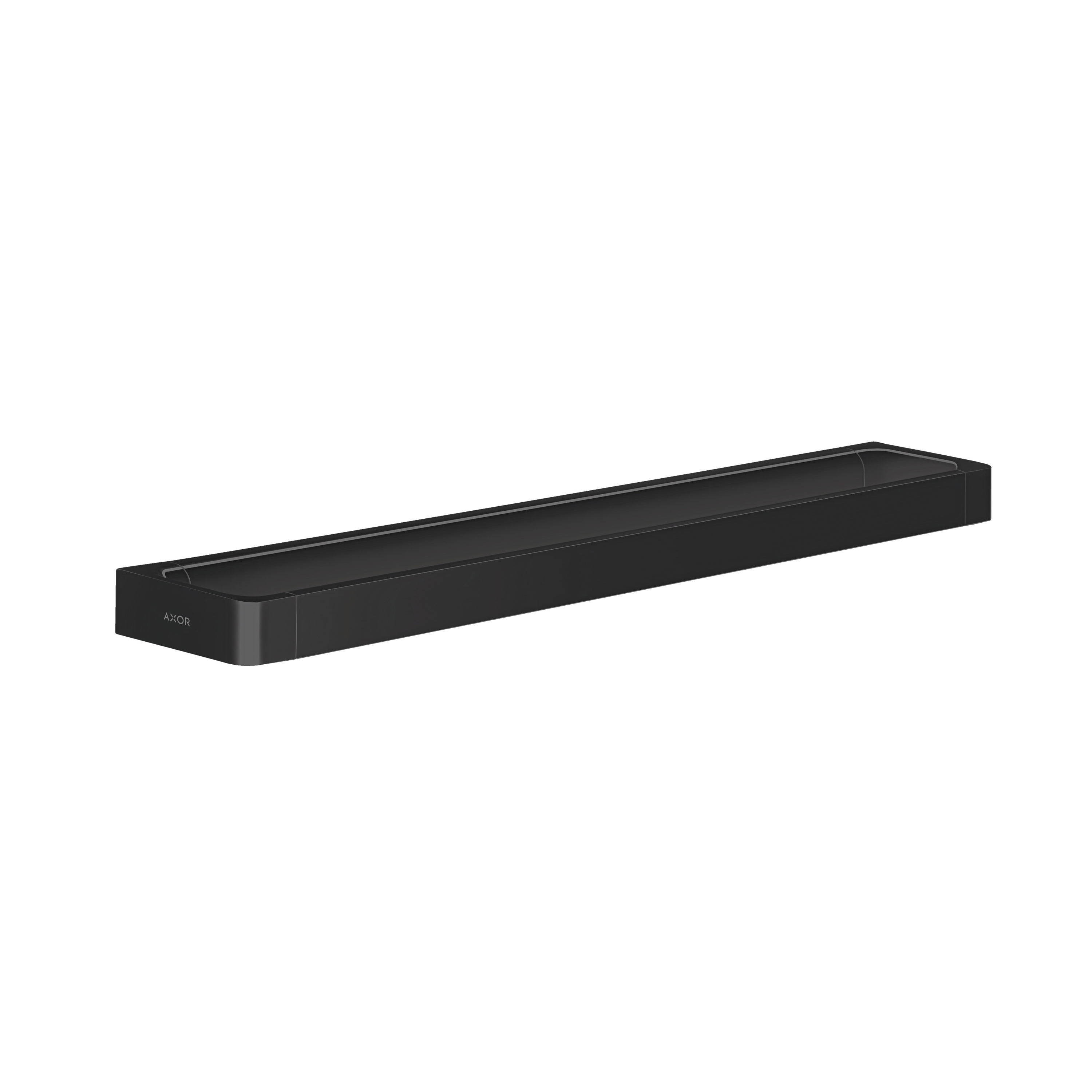 Display product AXOR Universal Softsquare Accessories Rail bath towel holder 600 mm | matt black from manufacturer AXOR