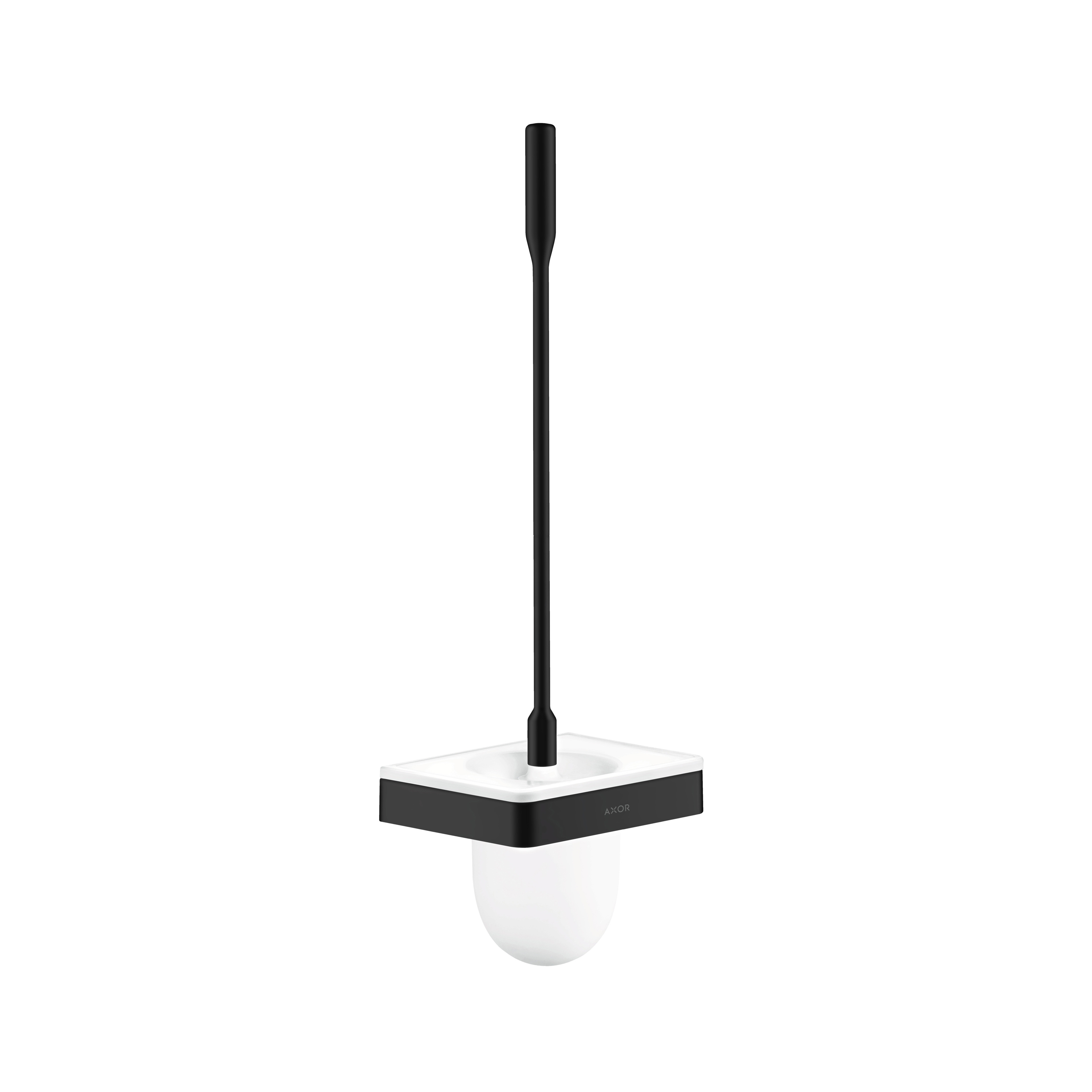 AXOR Universal Softsquare Accessories Toilet brush holder wall-mounted | matt black