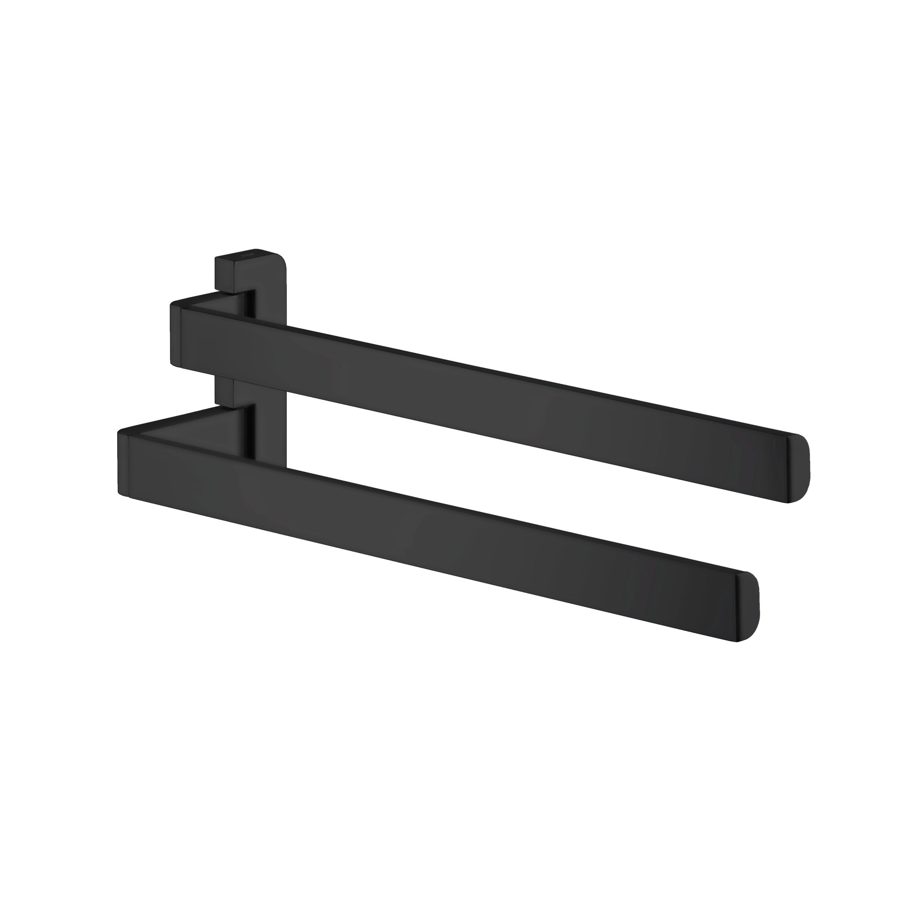 AXOR Universal Softsquare Accessories Towel holder twin-handle | matt black