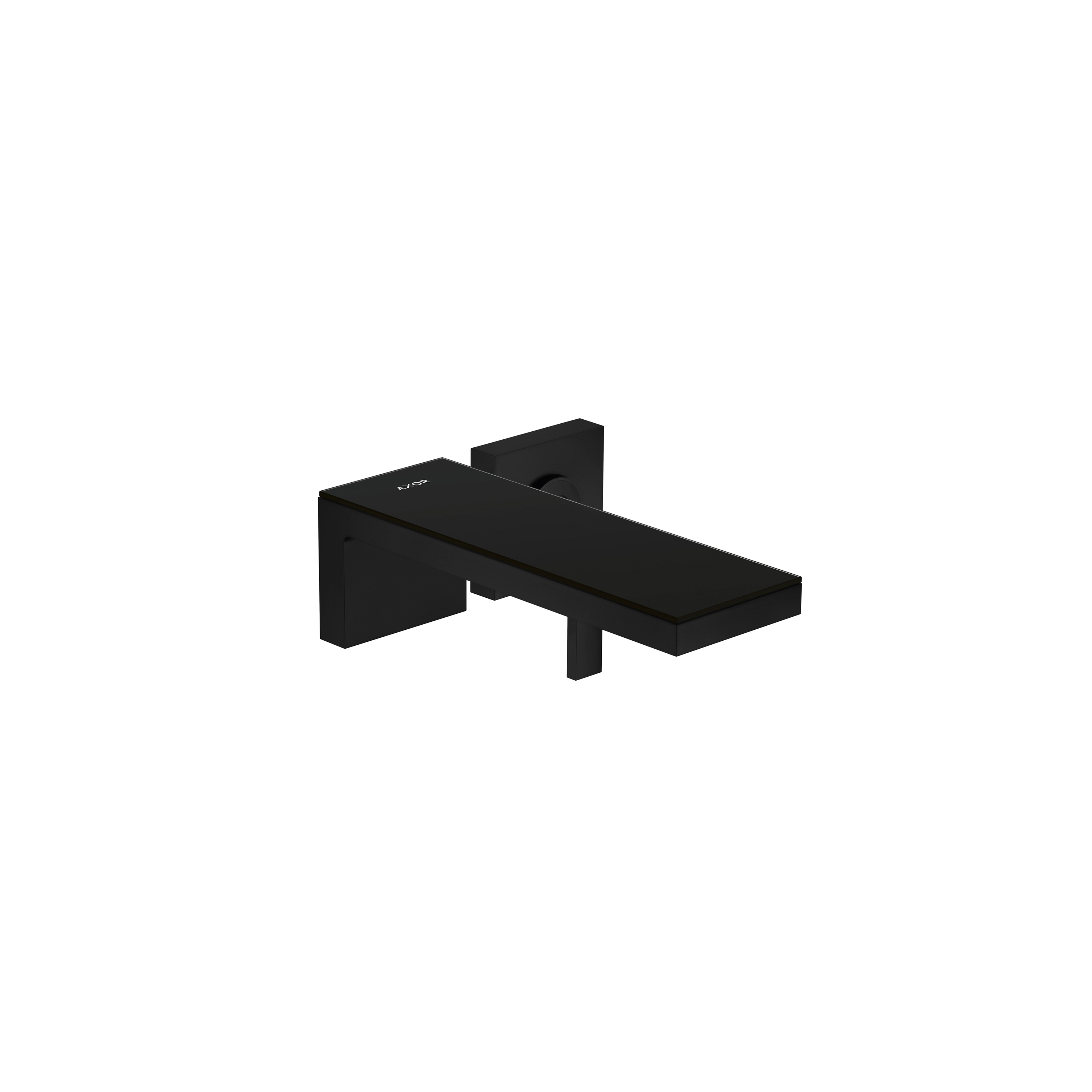 AXOR MyEdition Single lever basin mixer for concealed installation wall-mounted with spout 221 mm | matt black