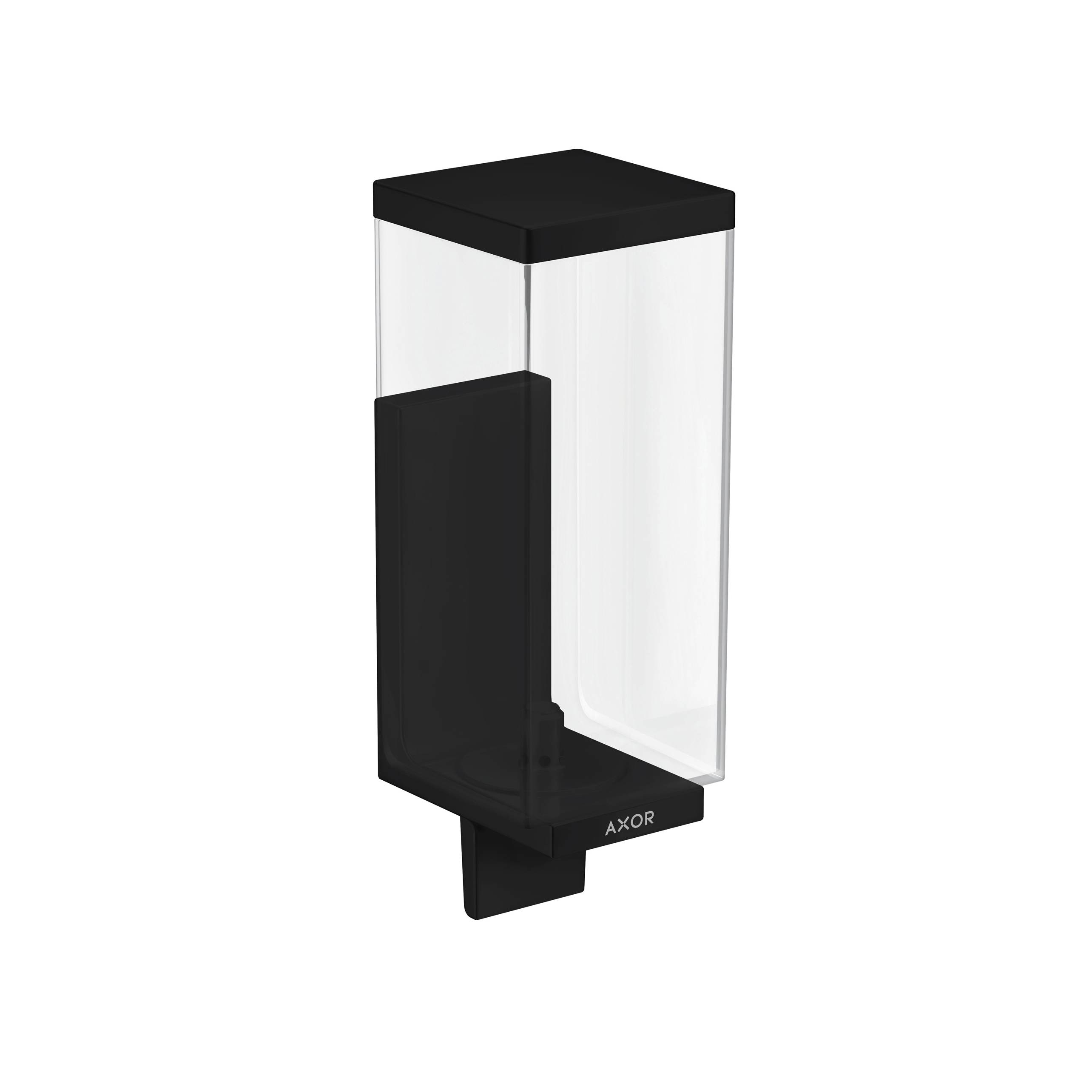 AXOR Universal Rectangular Accessories Dispenser sapone liquido | Nero Opaco