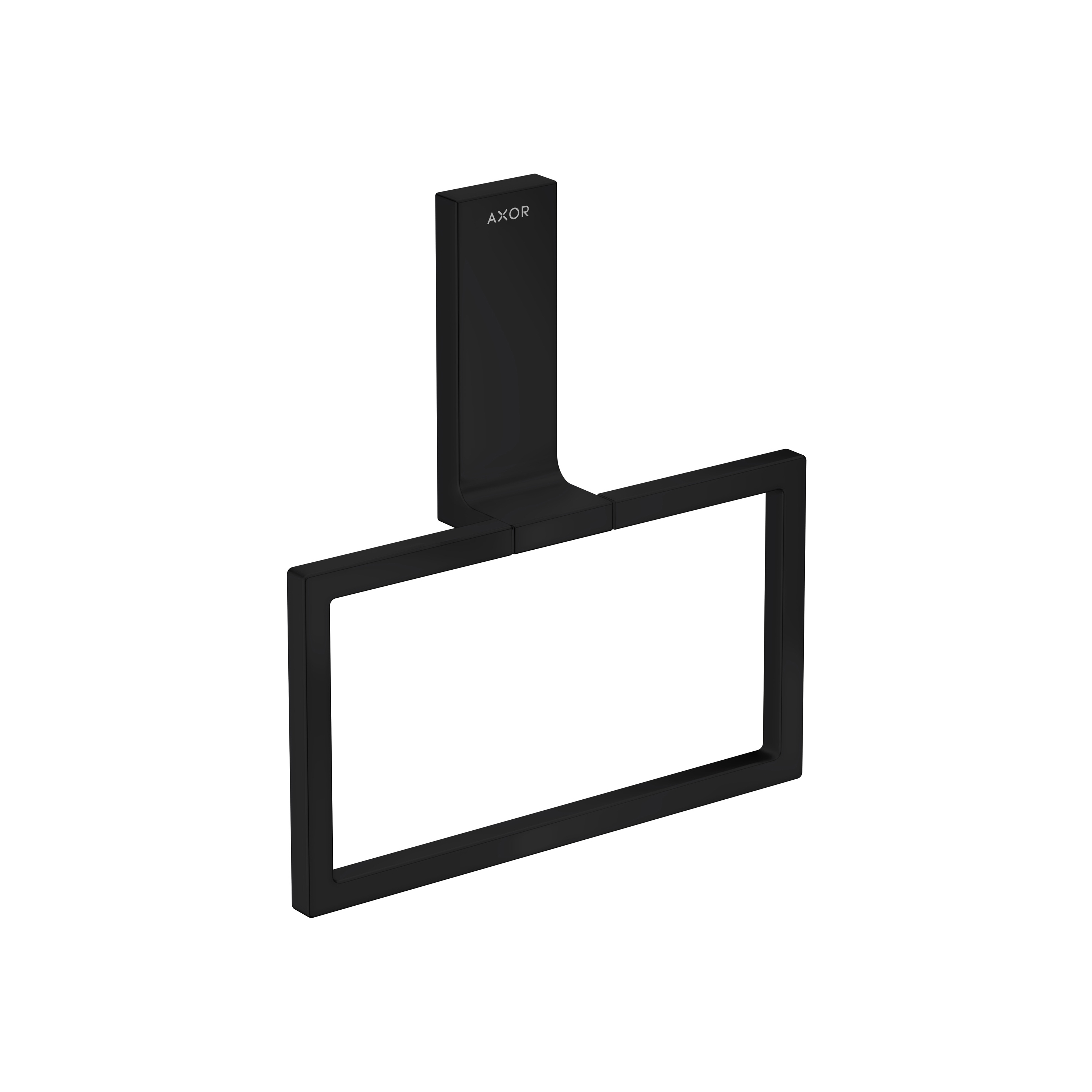 AXOR Universal Rectangular Accessories Towel ring | matt black