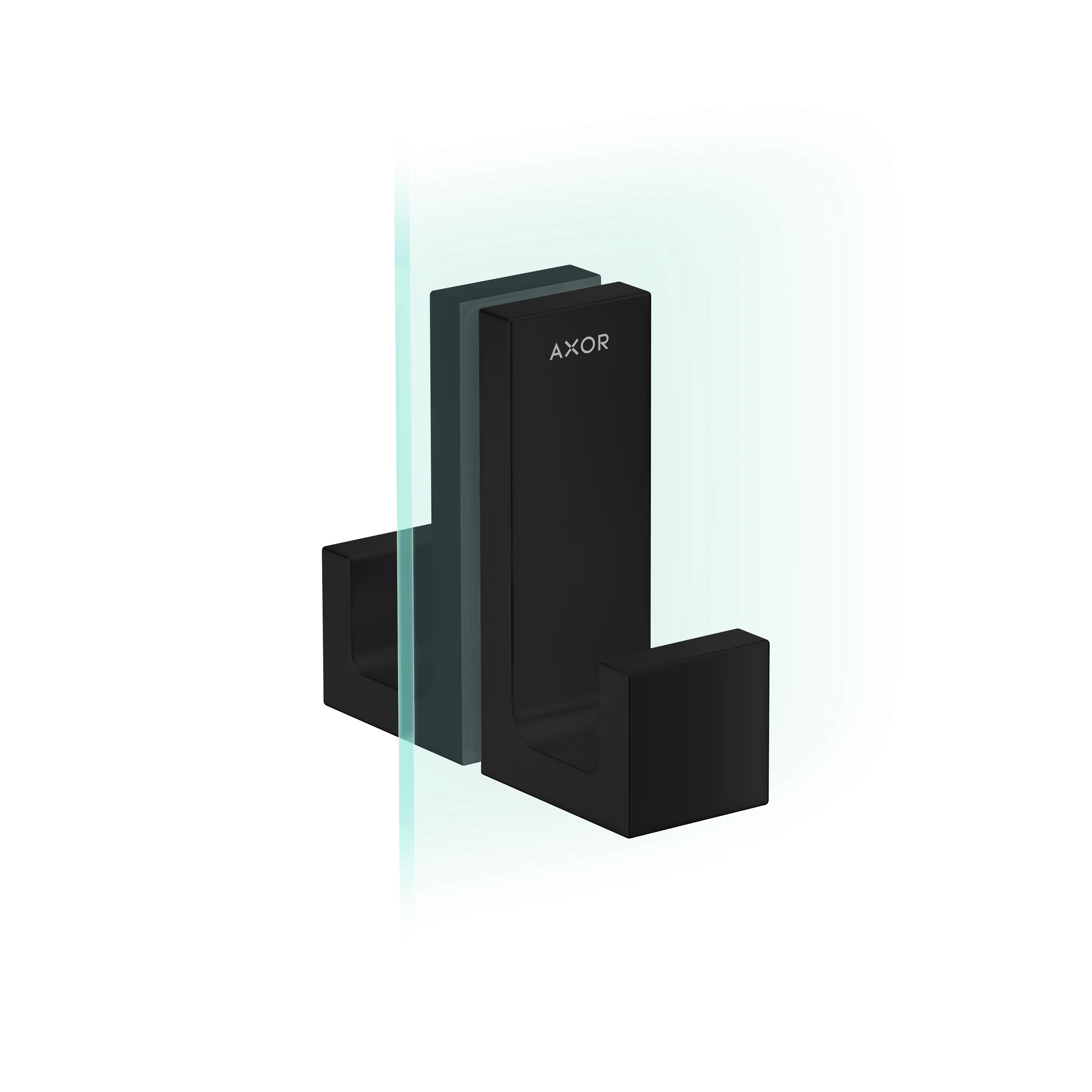 AXOR Universal Rectangular Accessories Duschtürgriff | Mattschwarz