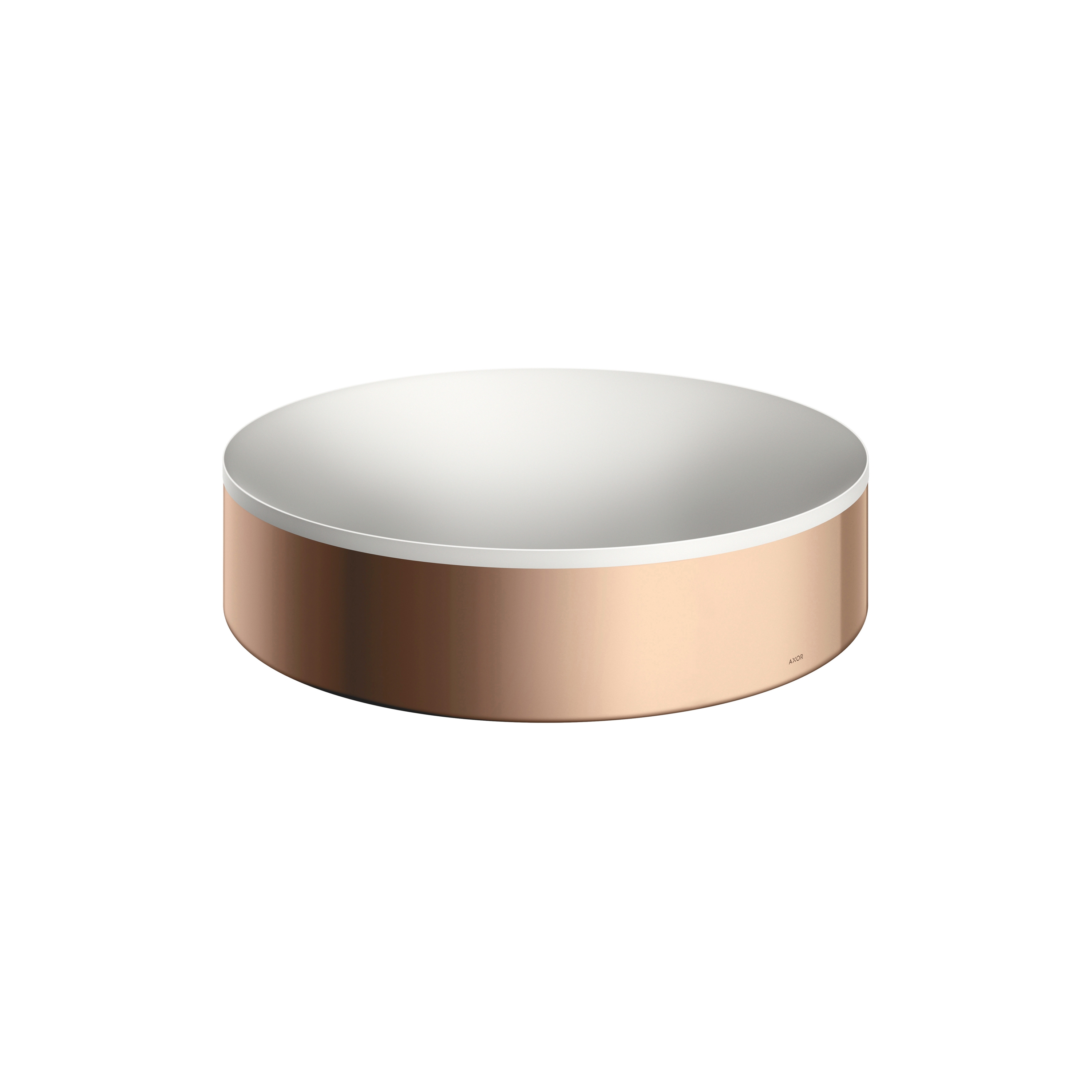 AXOR Suite Aufsatzwaschtisch 400 ohne Hahnloch und Überlauf | Polished Red Gold