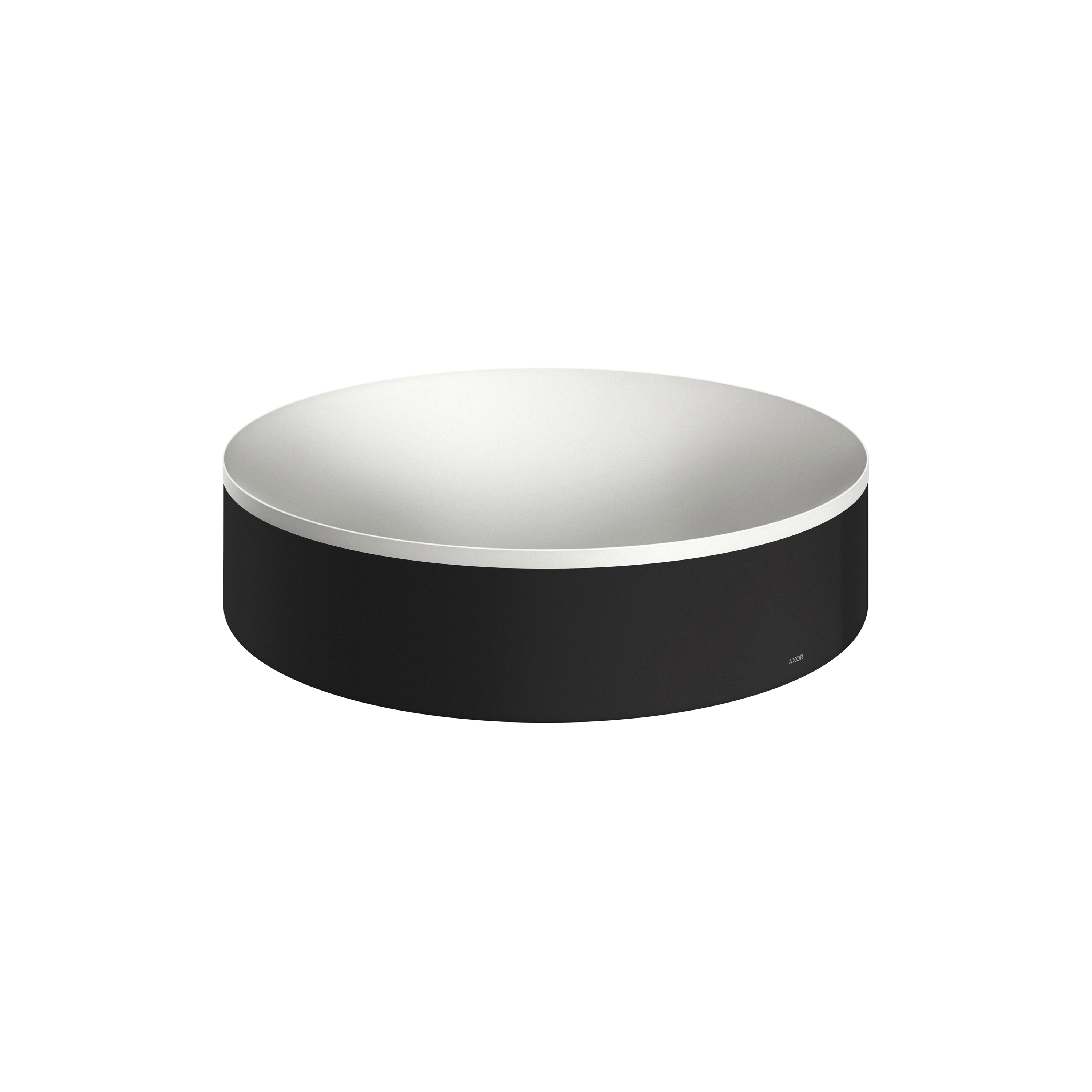 AXOR Suite Aufsatzwaschtisch 400 ohne Hahnloch und Überlauf | Mattschwarz
