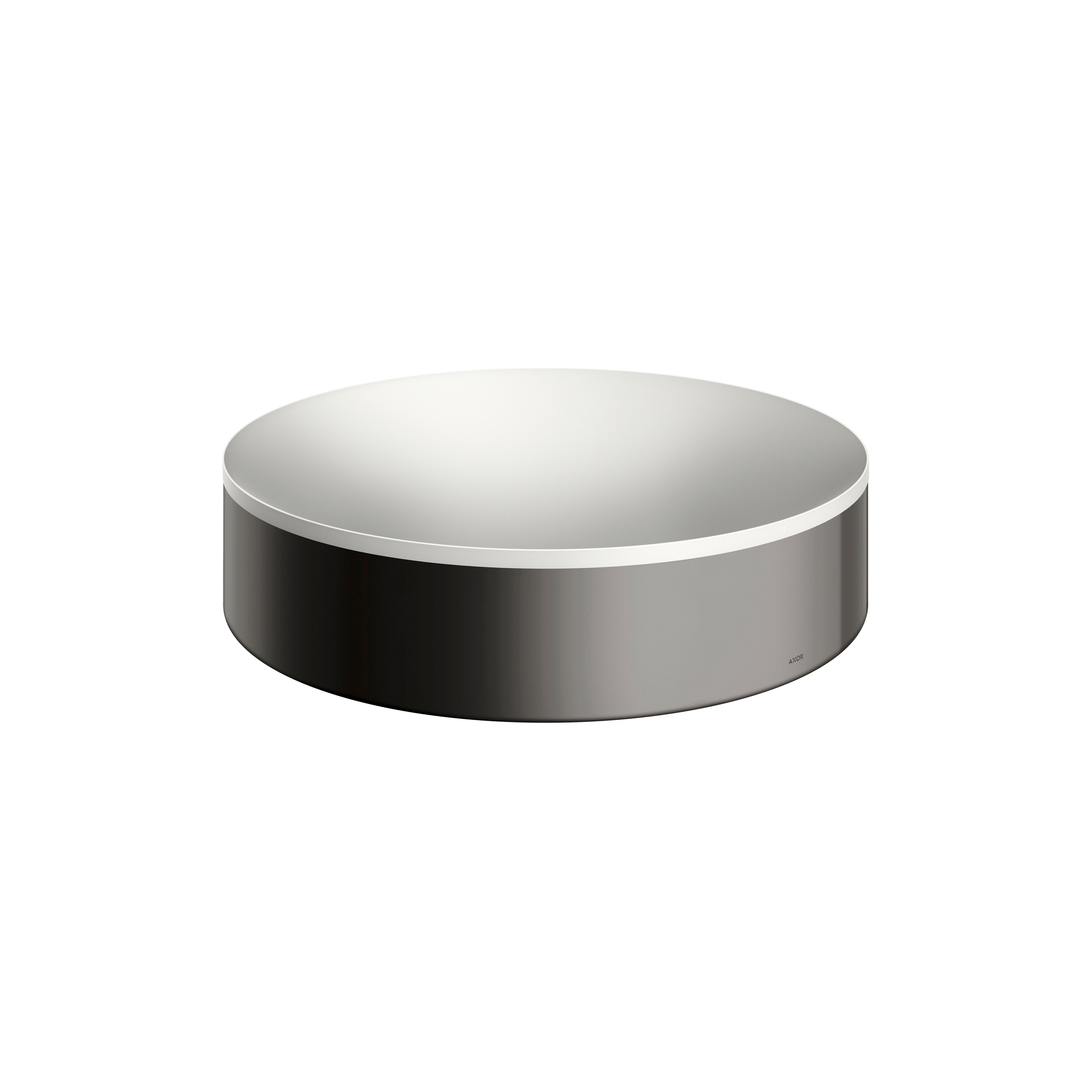 AXOR Suite Aufsatzwaschtisch 400 ohne Hahnloch und Überlauf | Polished Black Chrome