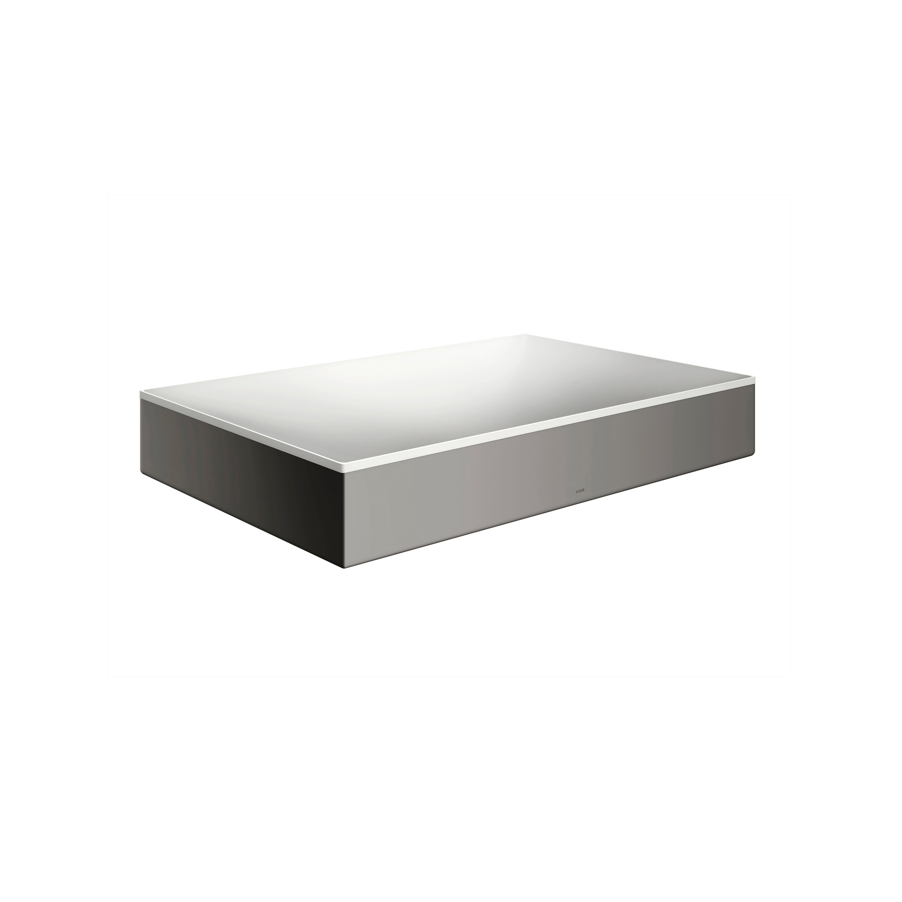 AXOR Suite Wash bowl 600/400 without tap hole and overflow | Polished Black Chrome