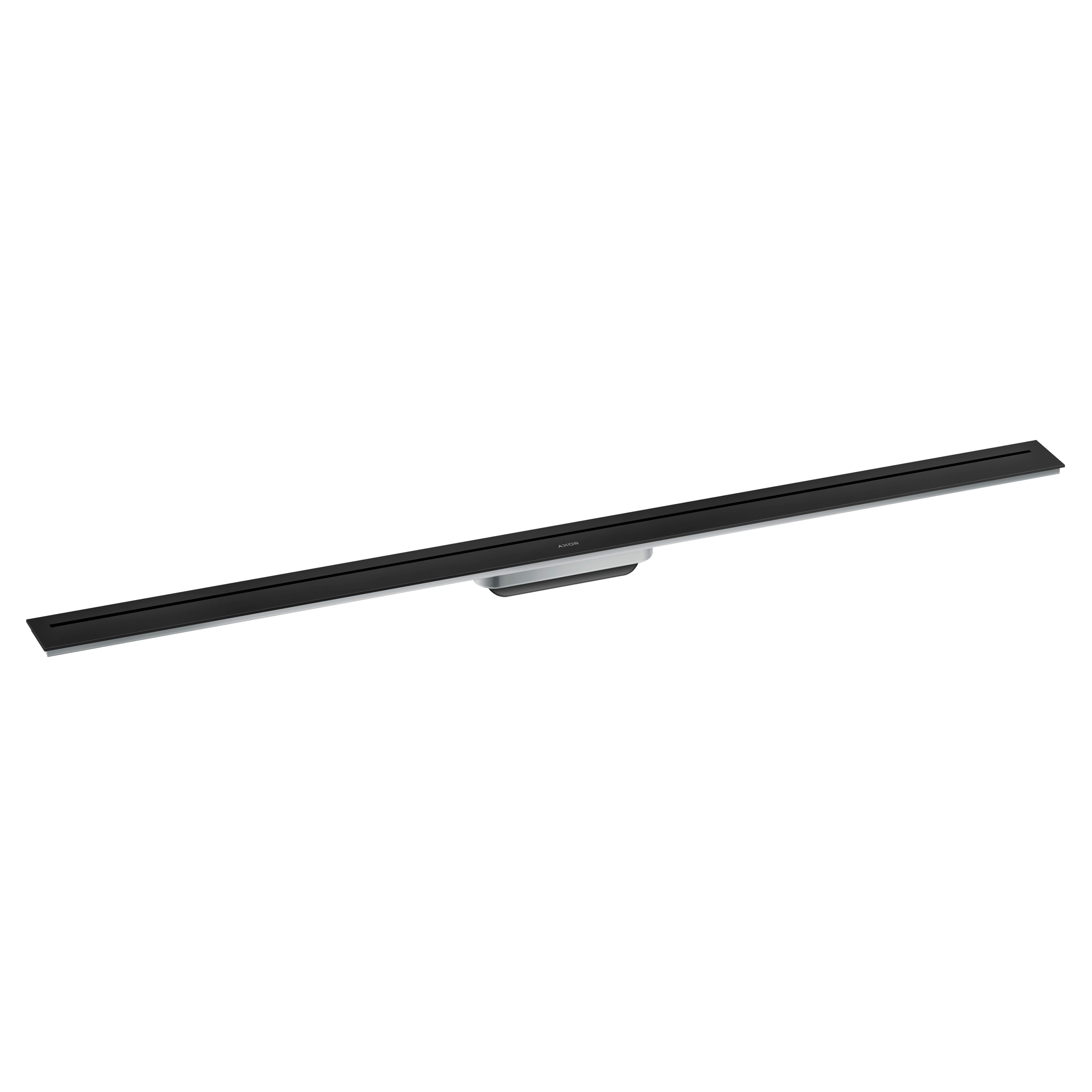 Display product AXOR Drain Finish set shower drain 1200 | matt black from manufacturer AXOR