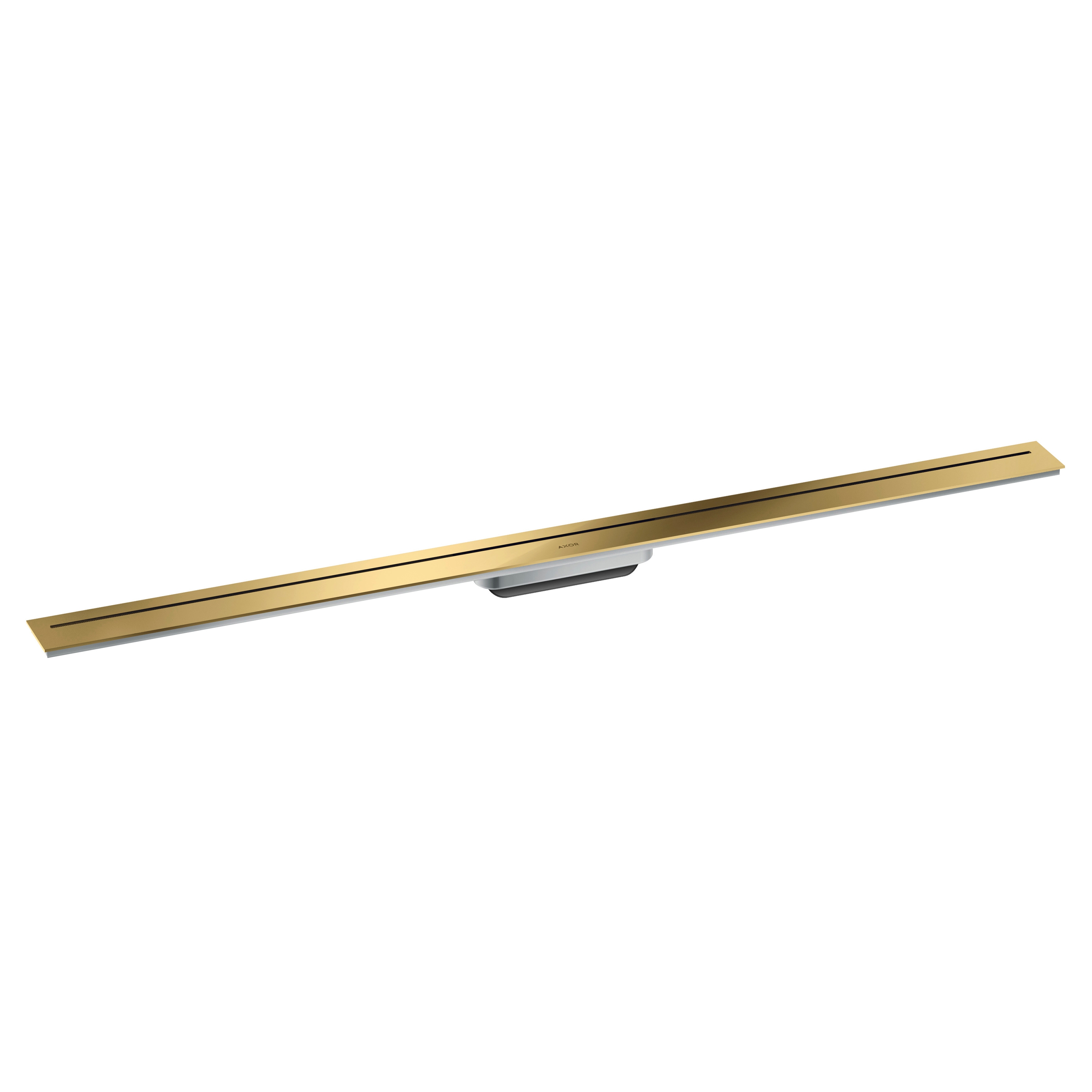 Display product AXOR Drain Finish set shower drain 1200 | Polished Gold Optic from manufacturer AXOR