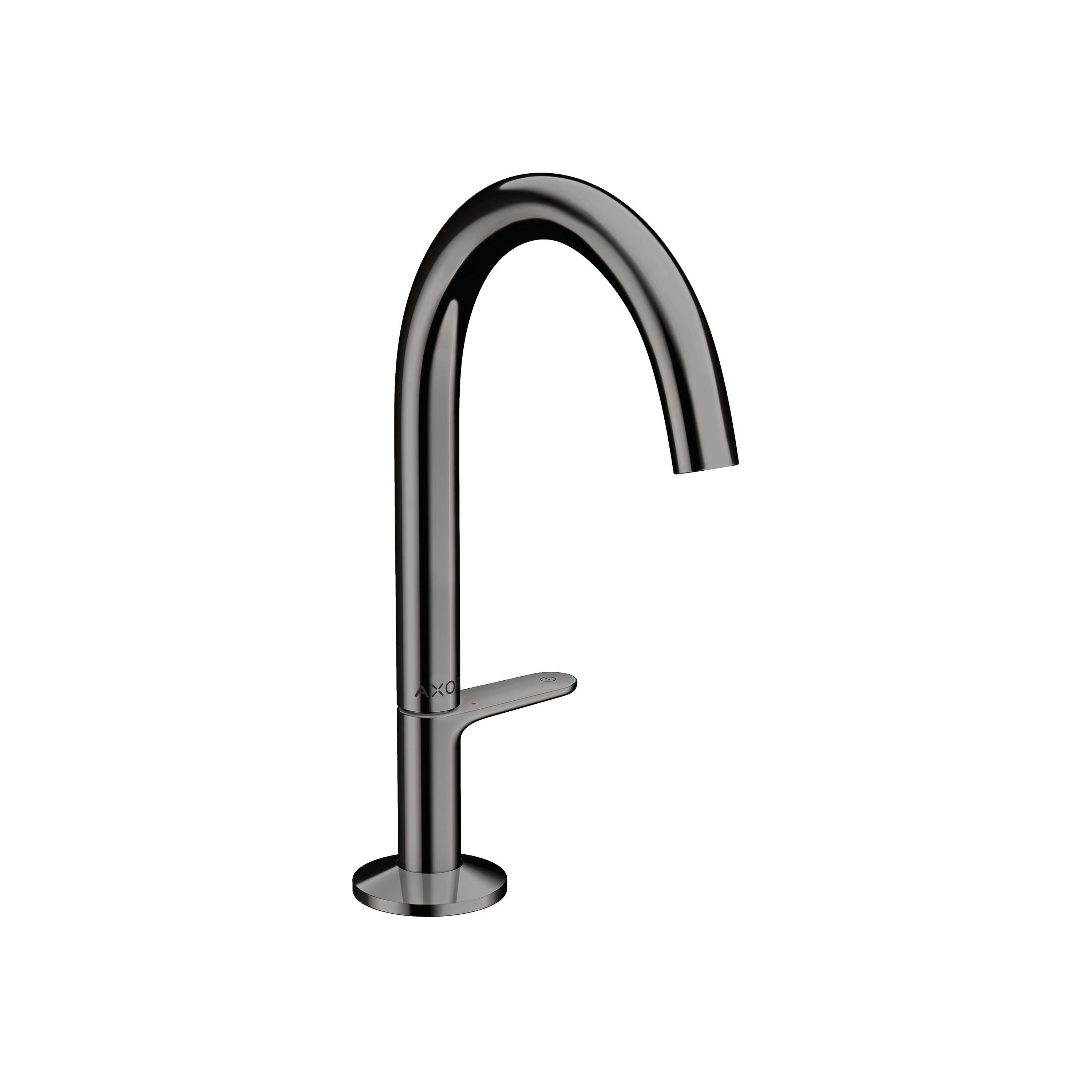AXOR One Basin mixer Select 170 with push-open waste set | Polished Black Chrome