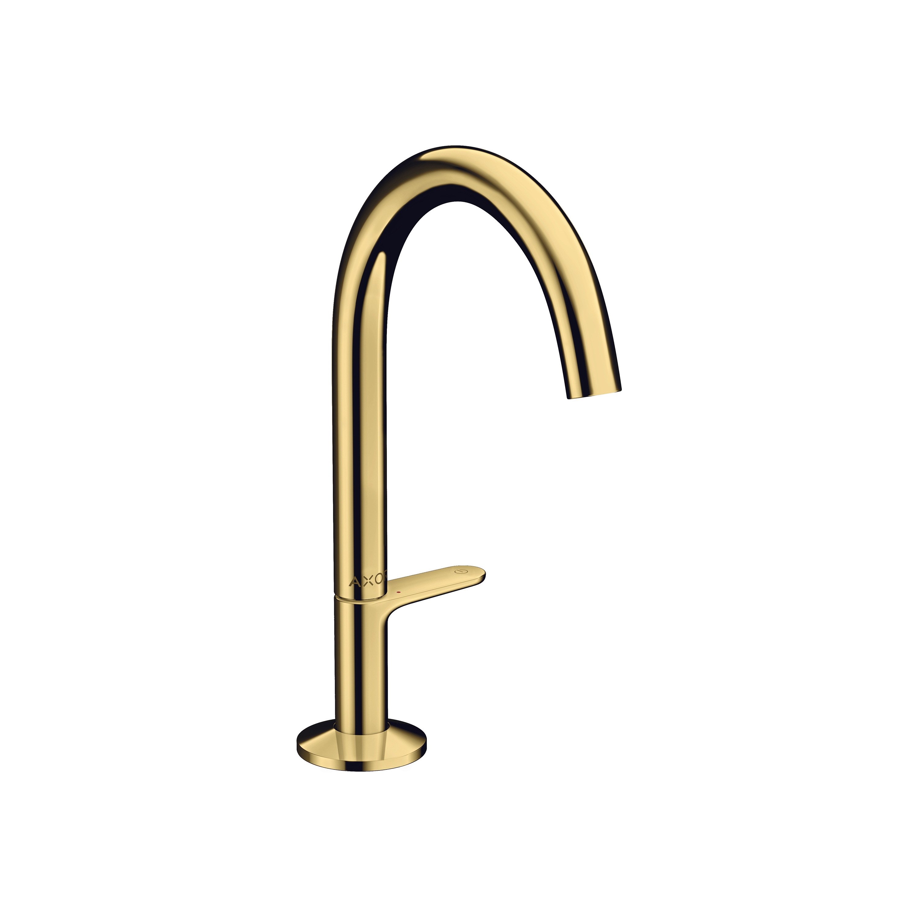 AXOR One Basin mixer Select 170 with push-open waste set | Polished Gold Optic