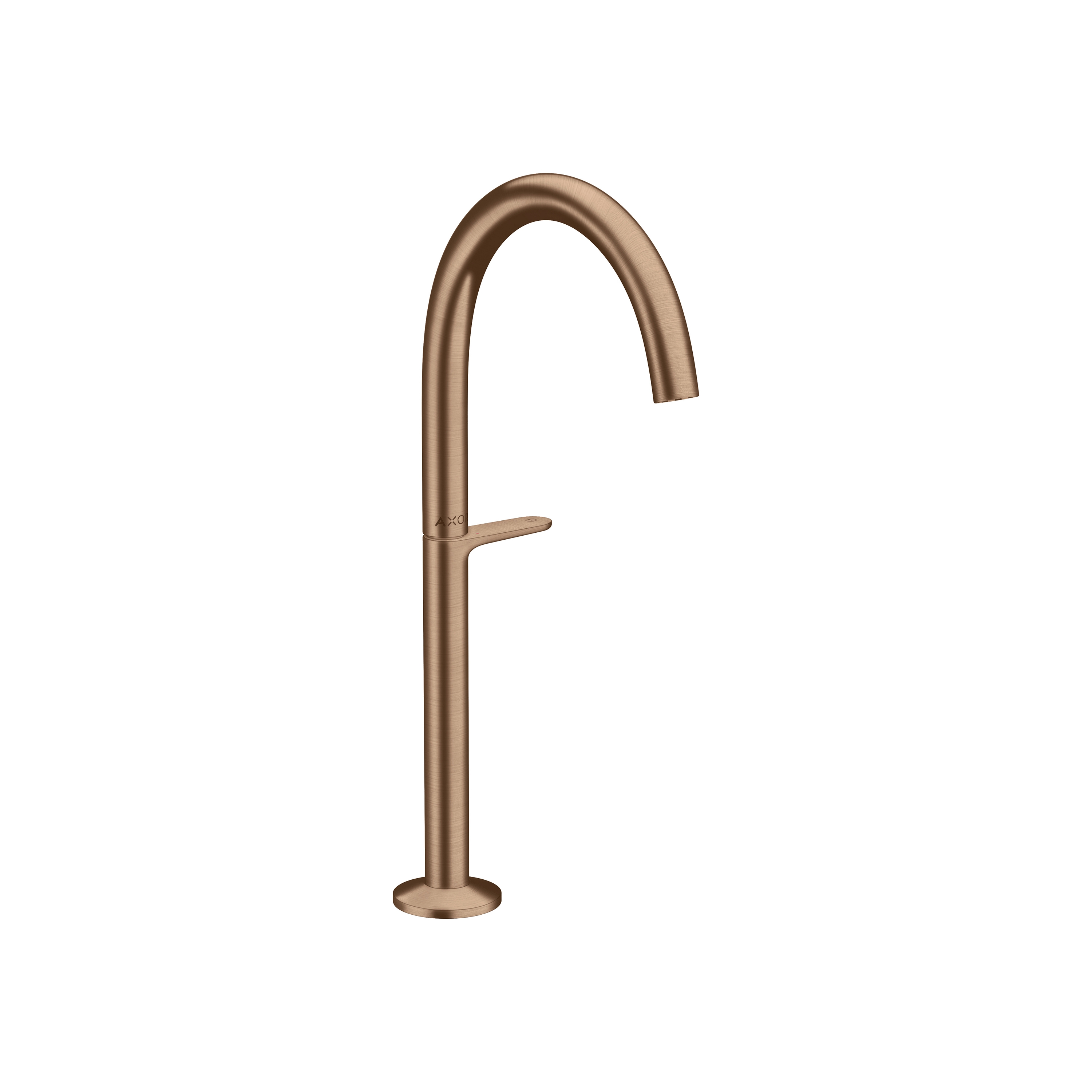AXOR One Miscelatore lavabo Select 260 da catino con piletta push open | Oro Rosso Spazzolato