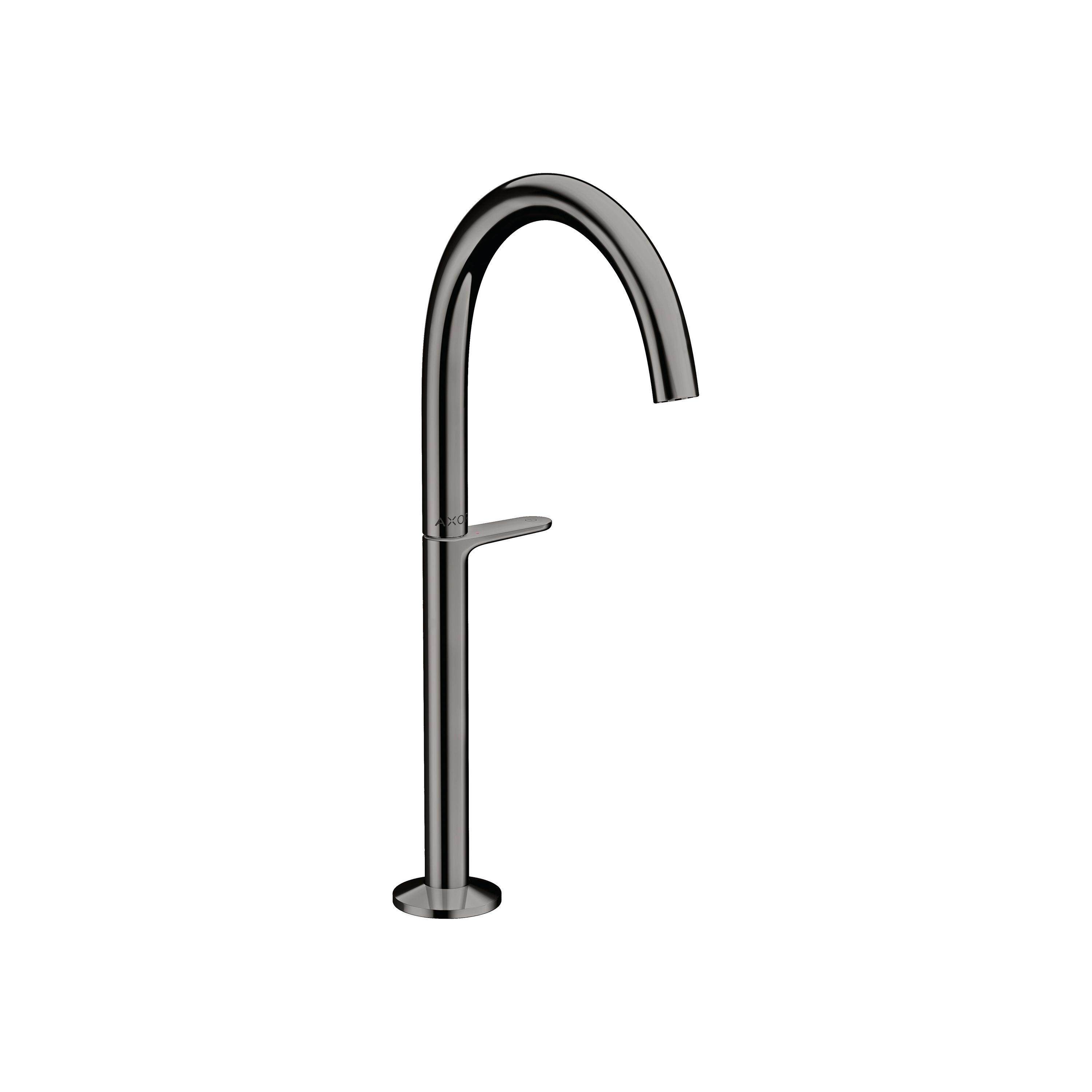 AXOR One Miscelatore lavabo Select 260 da catino con piletta push open | Cromo Nero Lucido