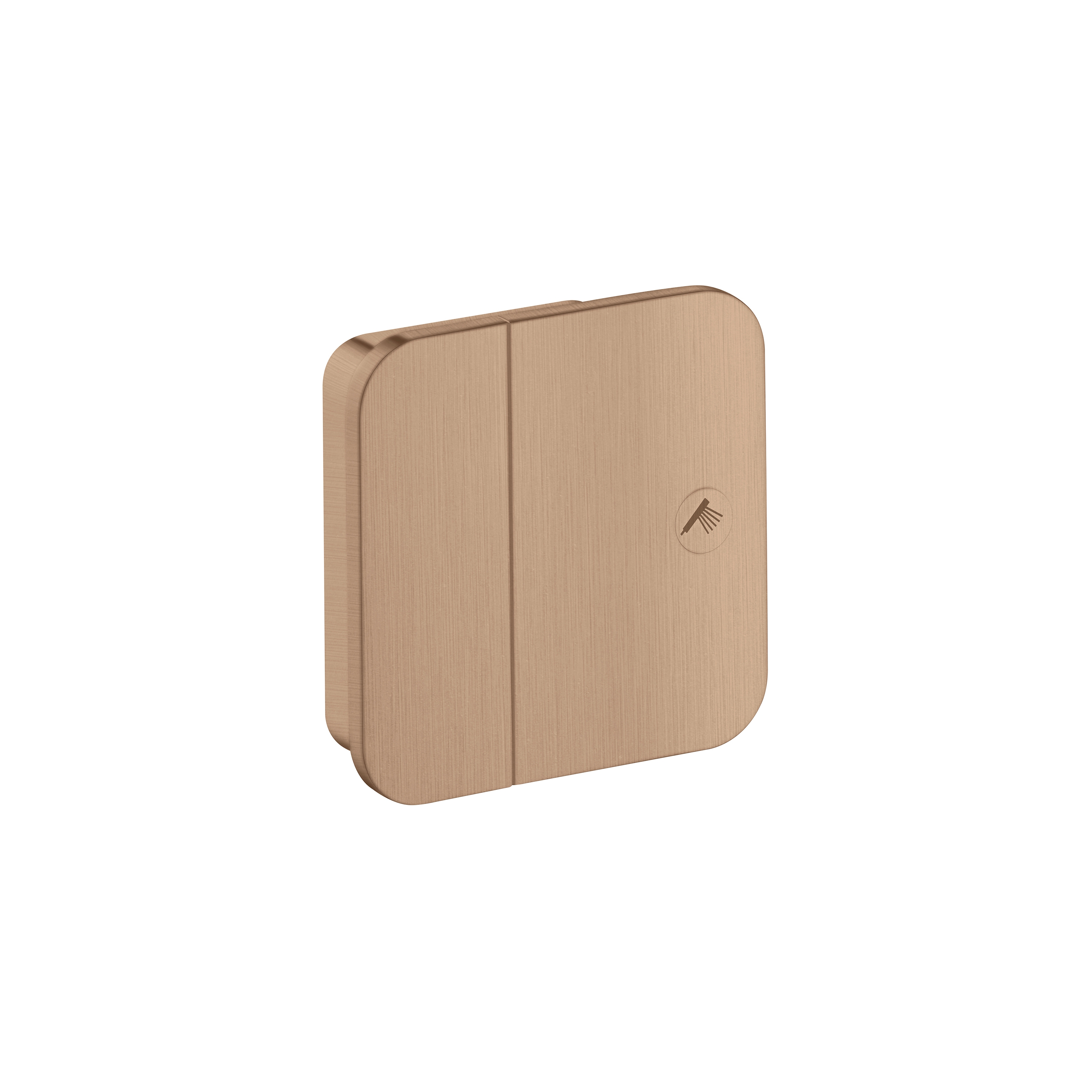AXOR One Shut-off valve for concealed installation | Brushed Red Gold
