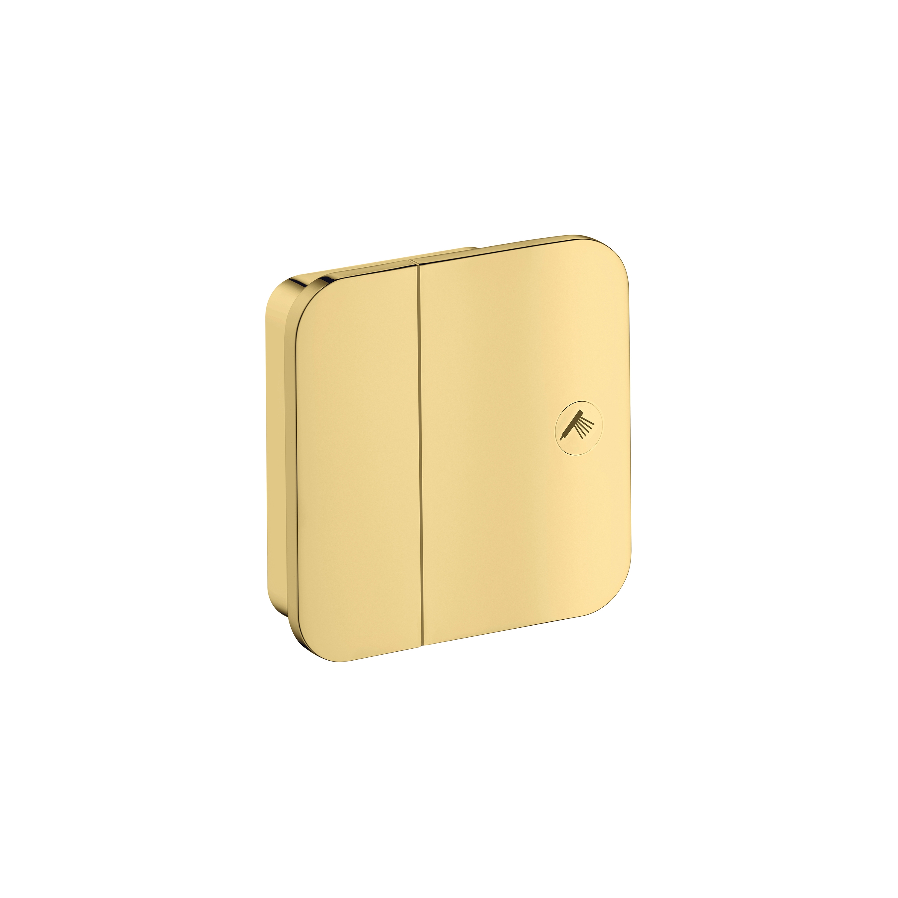 AXOR One Shut-off valve for concealed installation | Polished Gold Optic