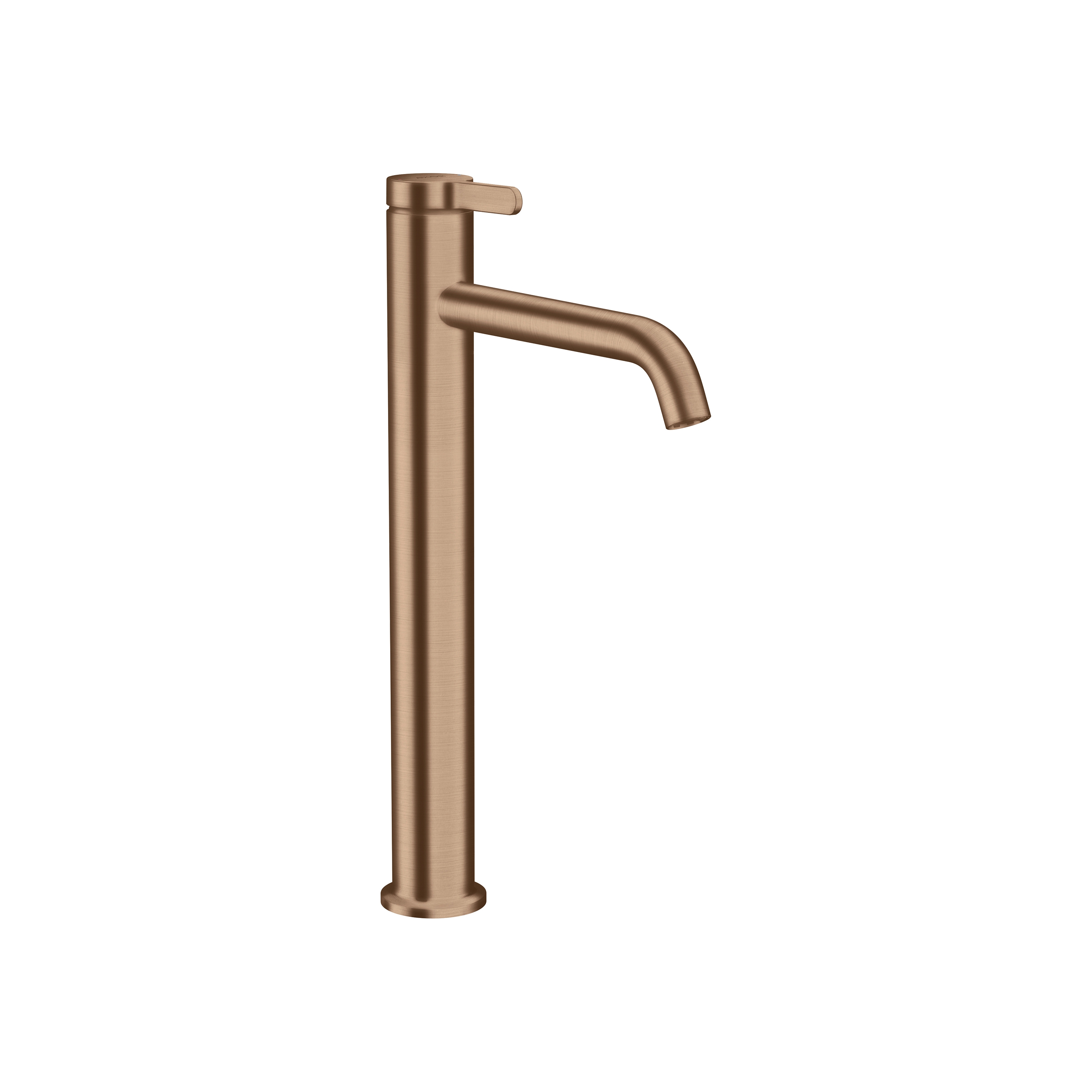 AXOR One Single lever basin mixer 260 with lever handle for wash bowls with waste set | Brushed Red Gold