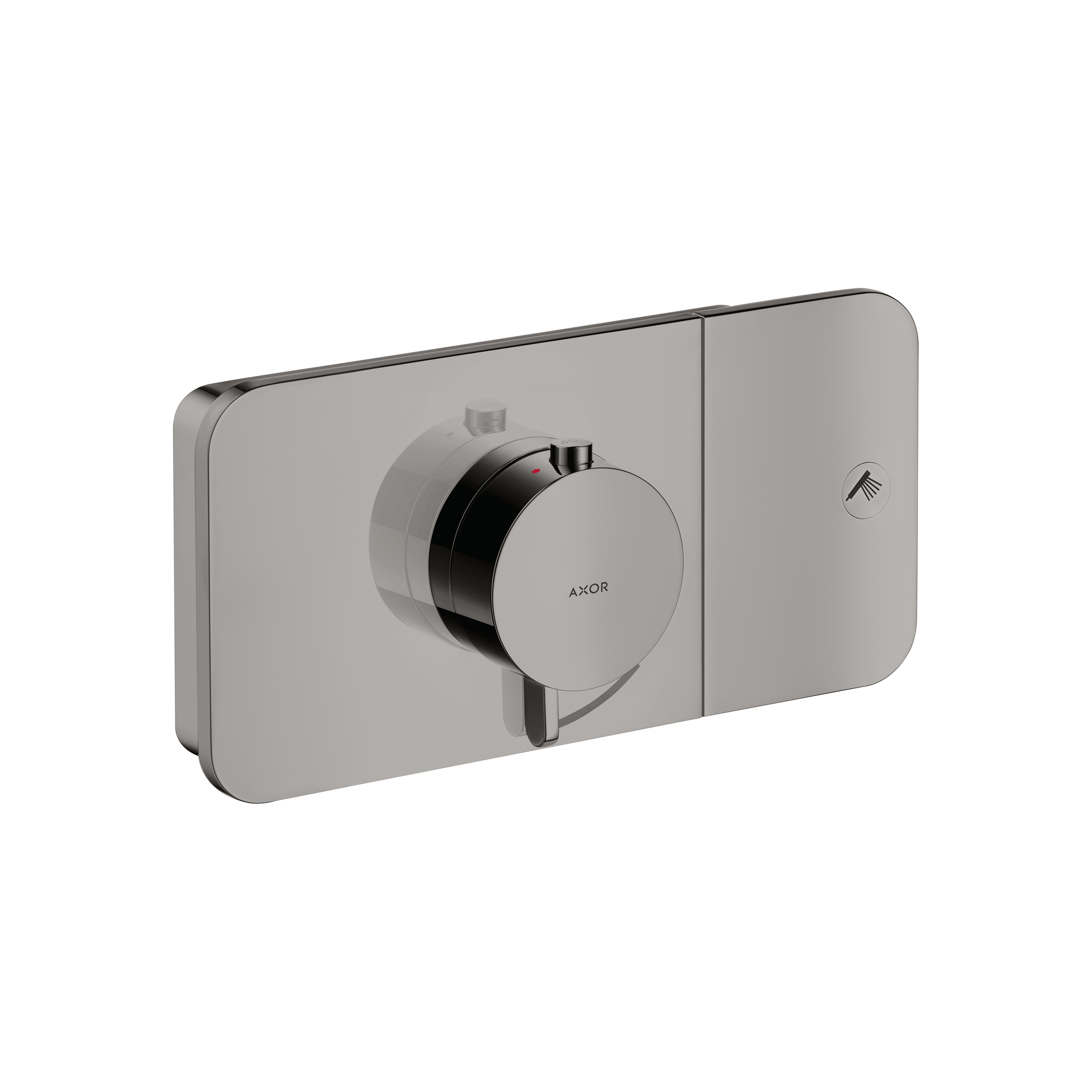 AXOR One Module thermostatique encastré avec 1 fonction | Chrome noir poli