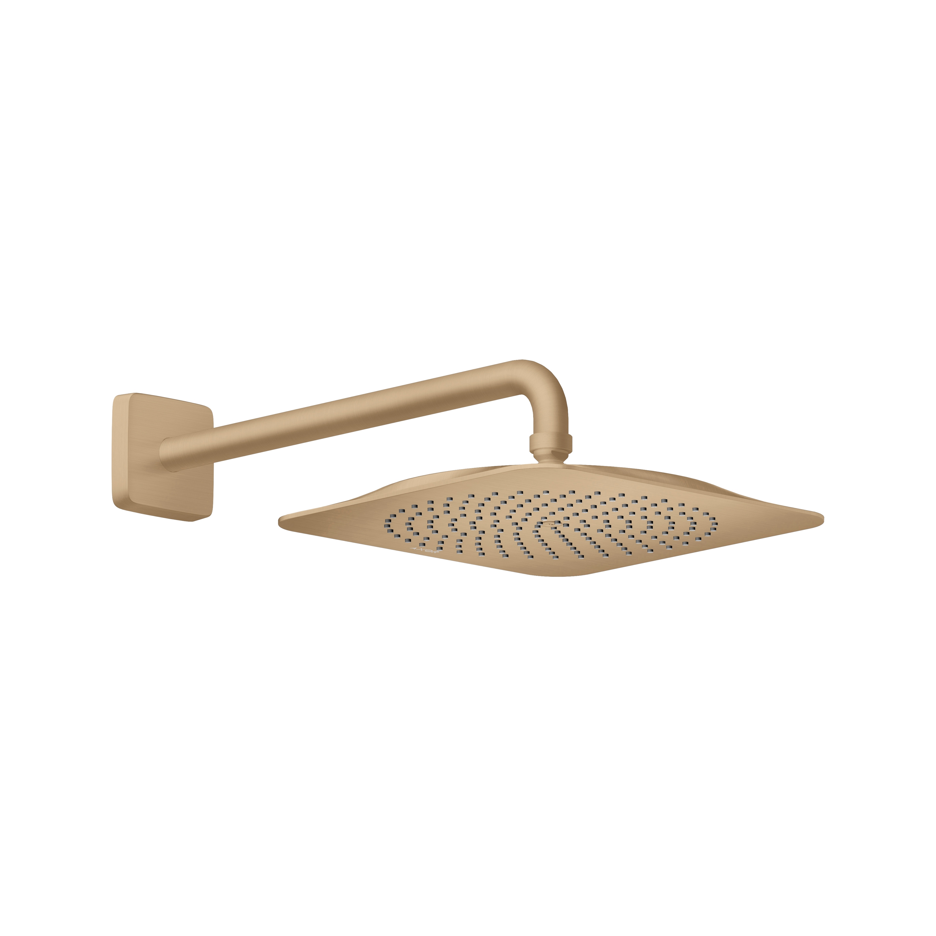 AXOR Citterio C Overhead shower 270/270 1jet EcoSmart+ with shower arm | Brushed Bronze