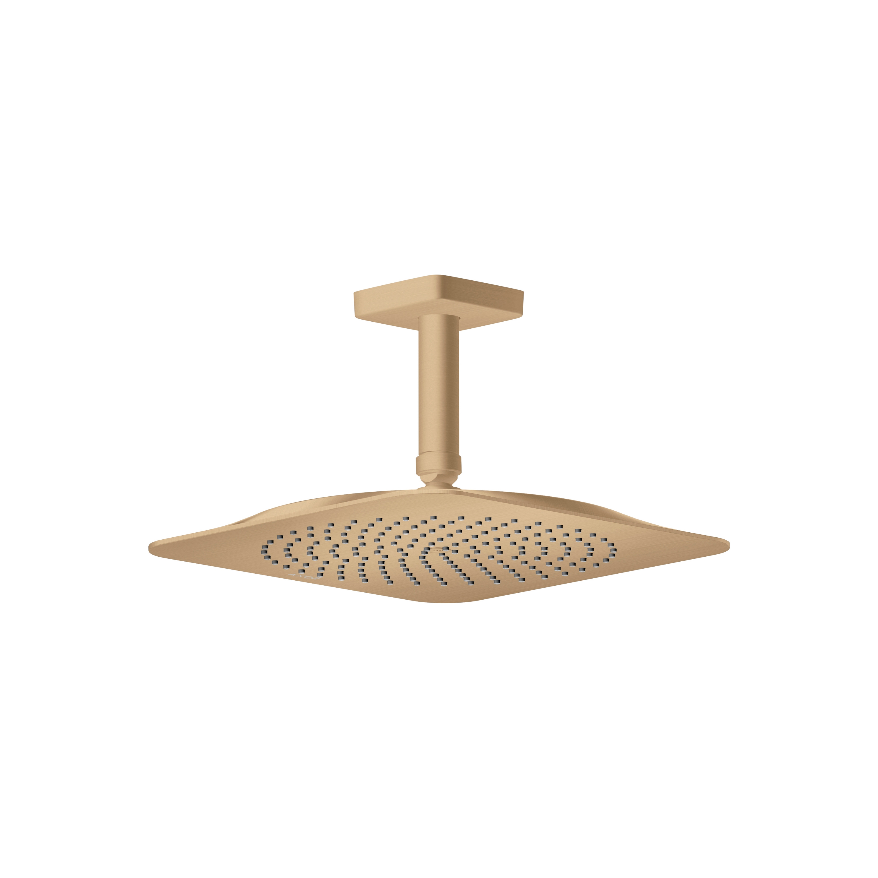AXOR Citterio C Overhead shower 270/270 1jet EcoSmart+ with ceiling connector | Brushed Bronze