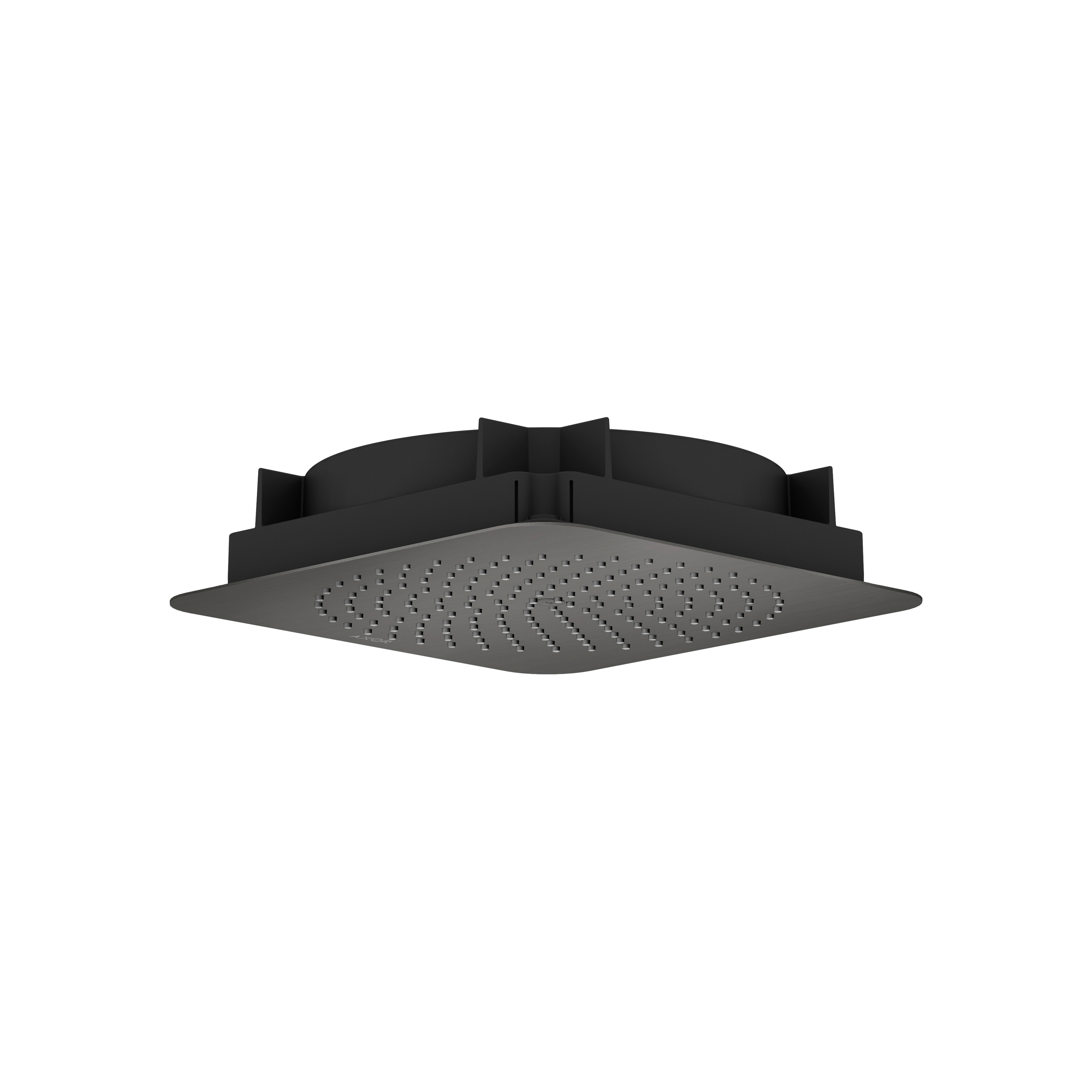 AXOR Citterio C Overhead shower 270/270 1jet EcoSmart+ ceiling integrated | Brushed Black Chrome