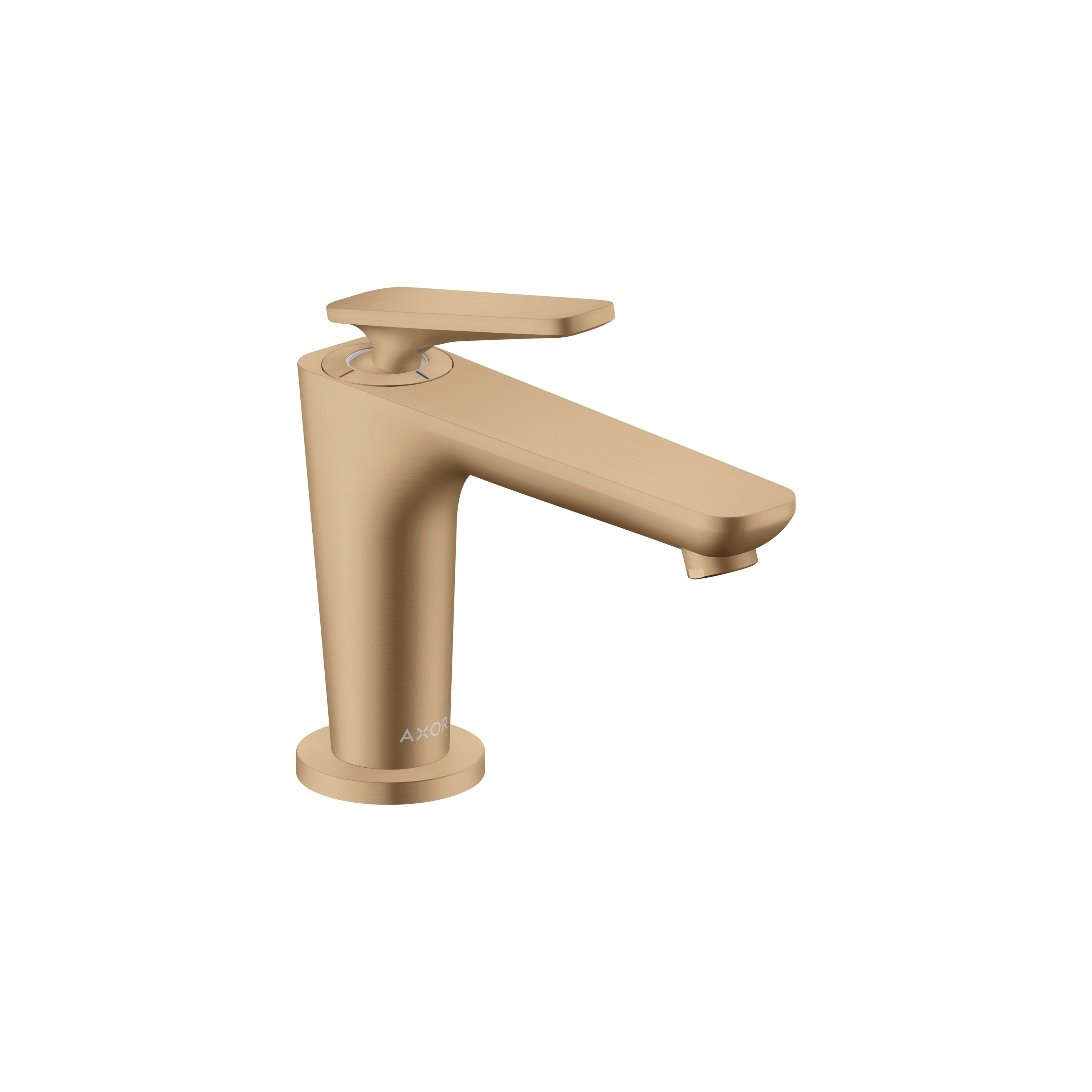 AXOR Citterio C Single lever basin mixer 90 with CoolStart for hand washbasins and waste set | Brushed Bronze
