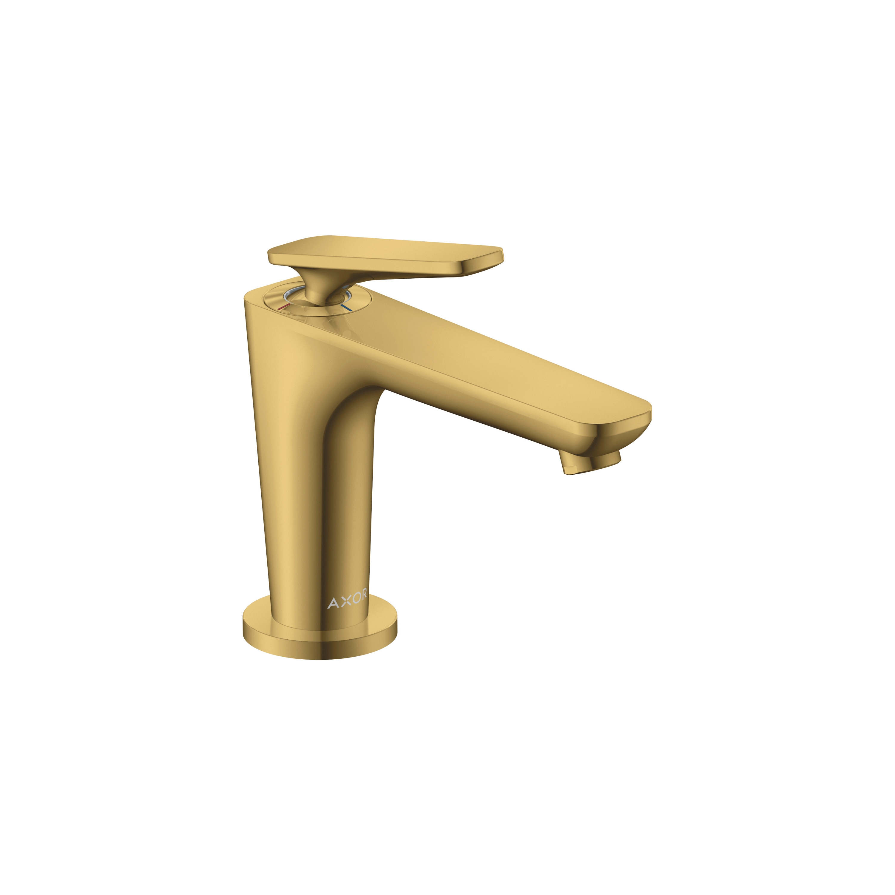 AXOR Citterio C Single lever basin mixer 90 with CoolStart for hand washbasins and waste set | Polished Gold Optic